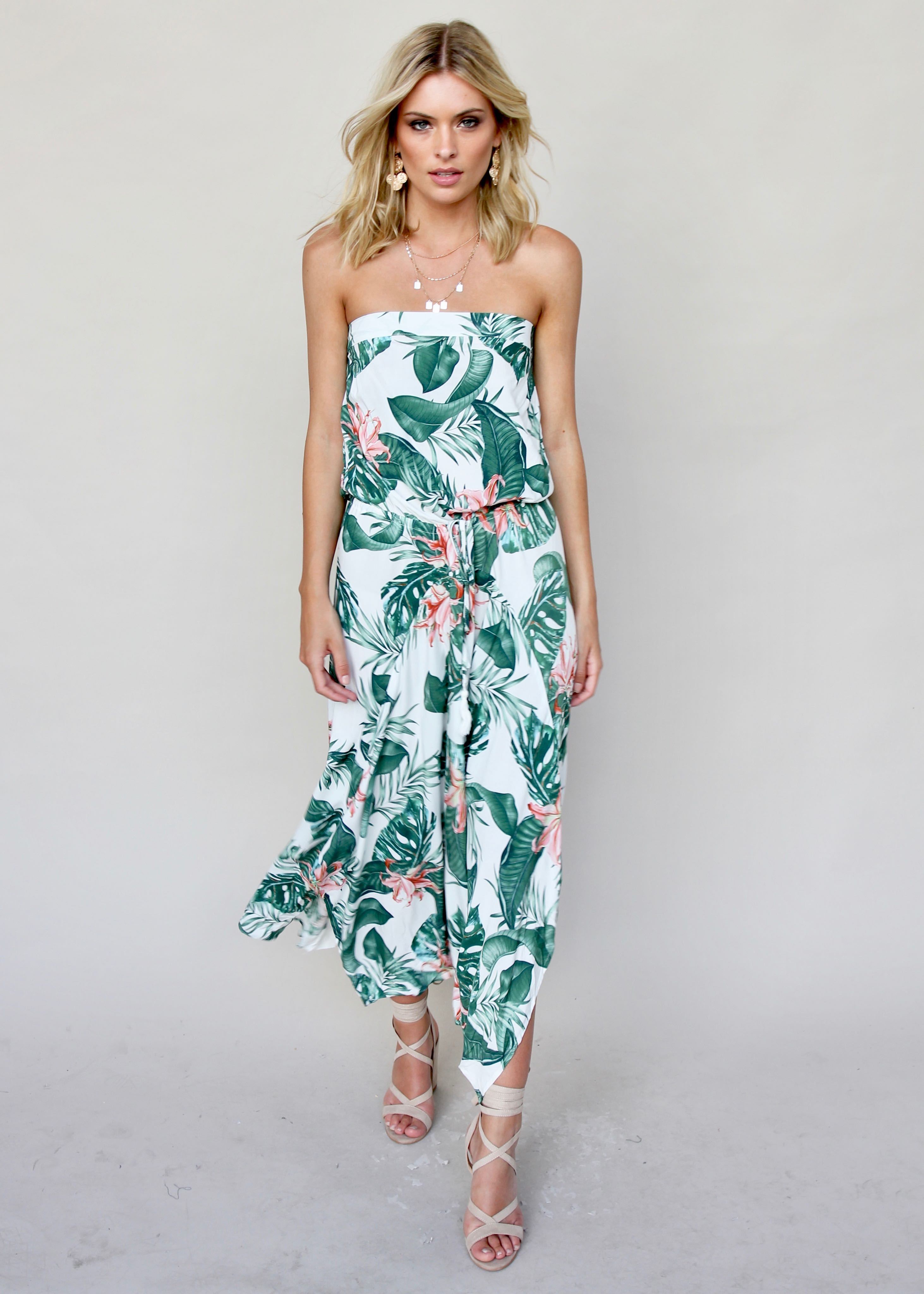 New Freedom Strapless Dress - Florida