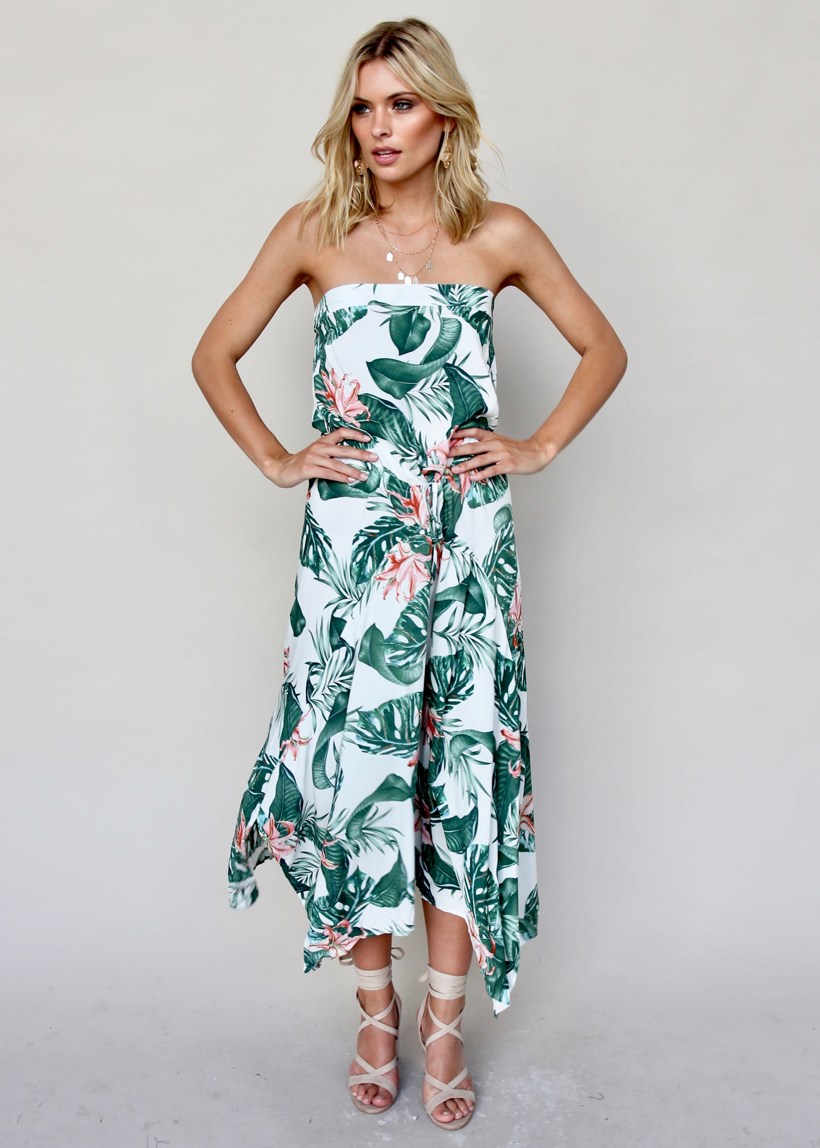 New Freedom Strapless Dress - Florida