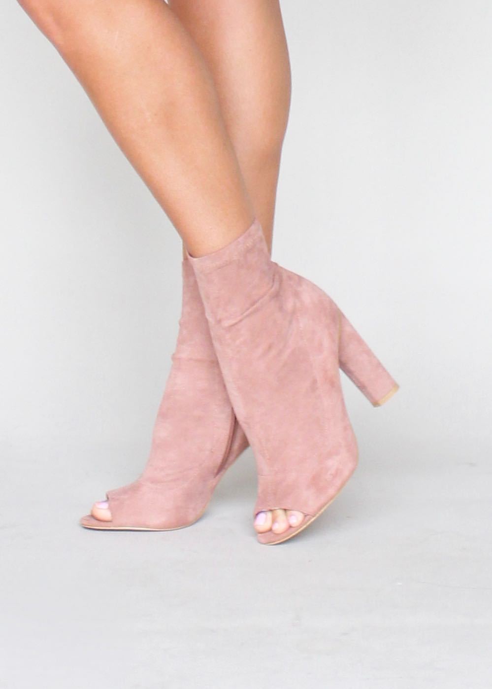 Billini - Parody Boots - Dark Mauve Suede