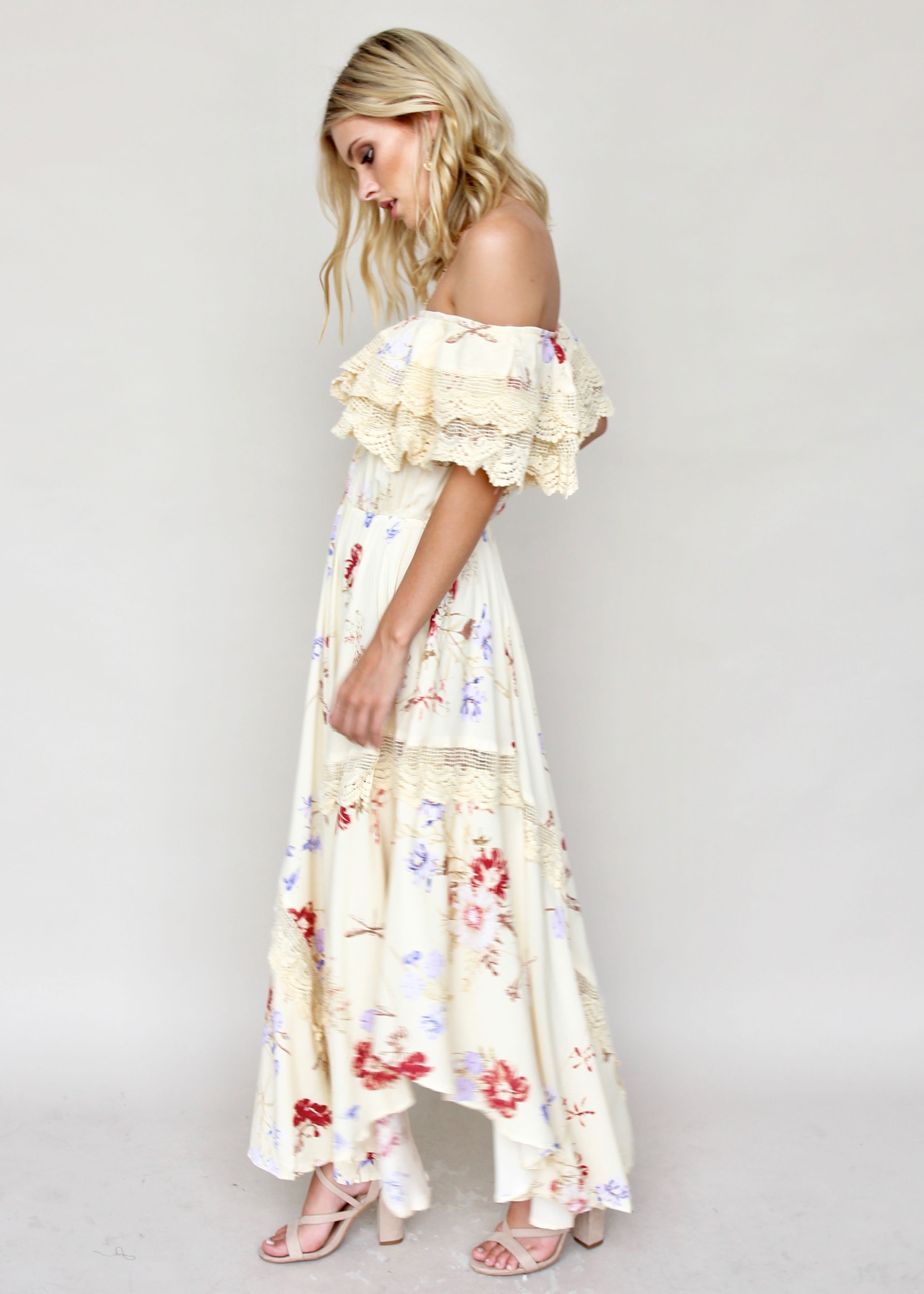 Positano Off Shoulder Maxi - Lilyrose