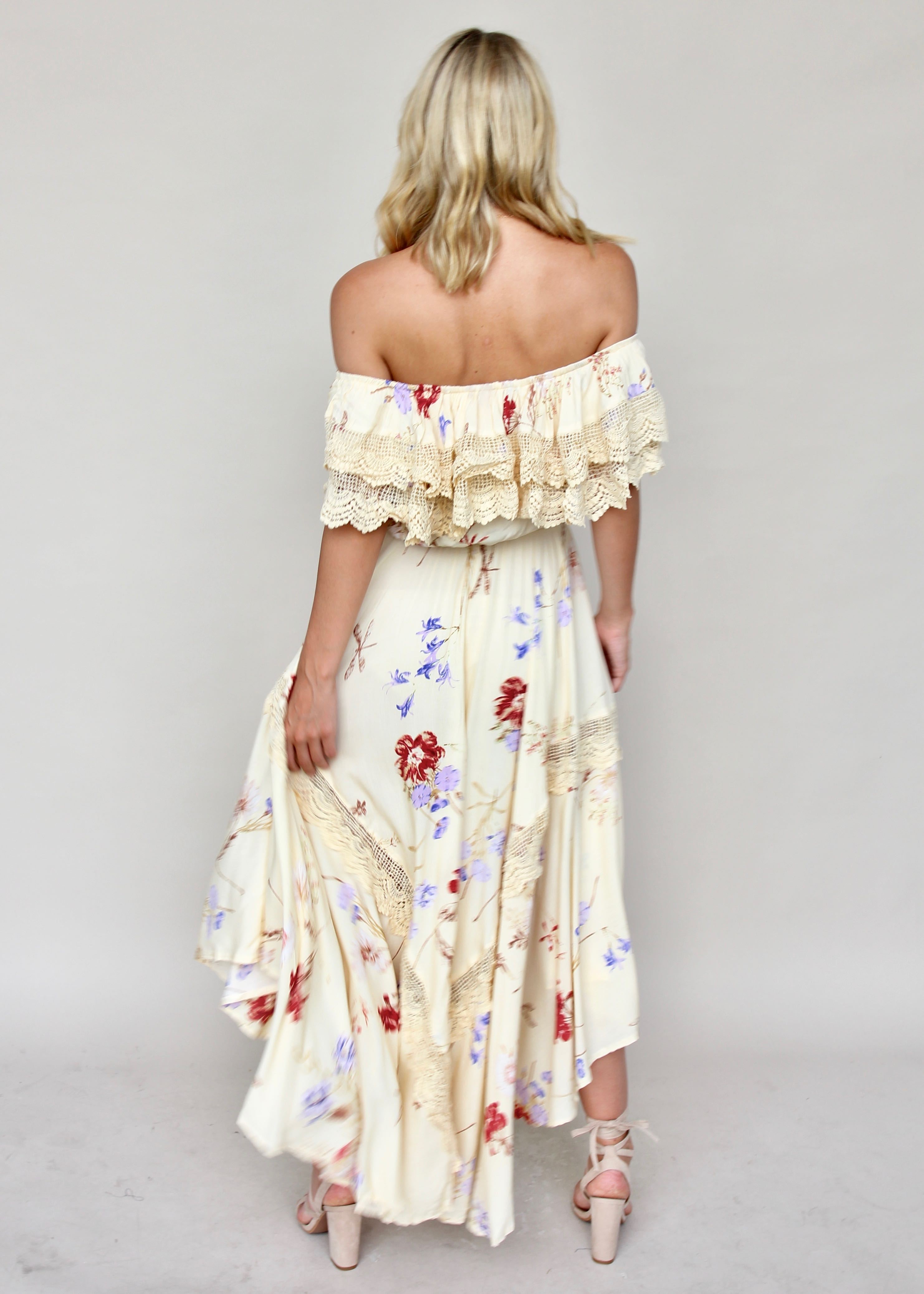 Positano Off Shoulder Maxi - Lilyrose