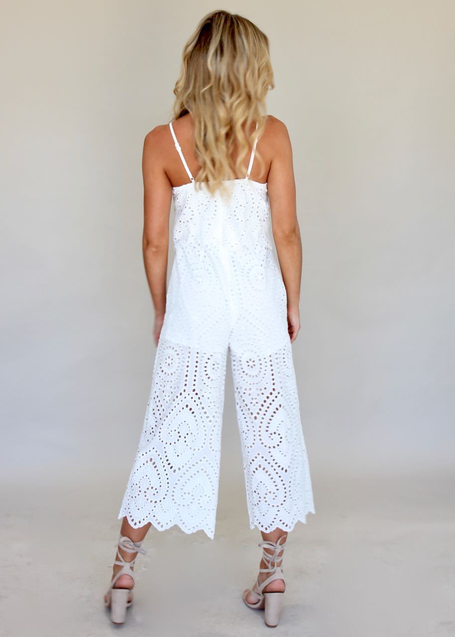 Change Of Heart Pantsuit - White