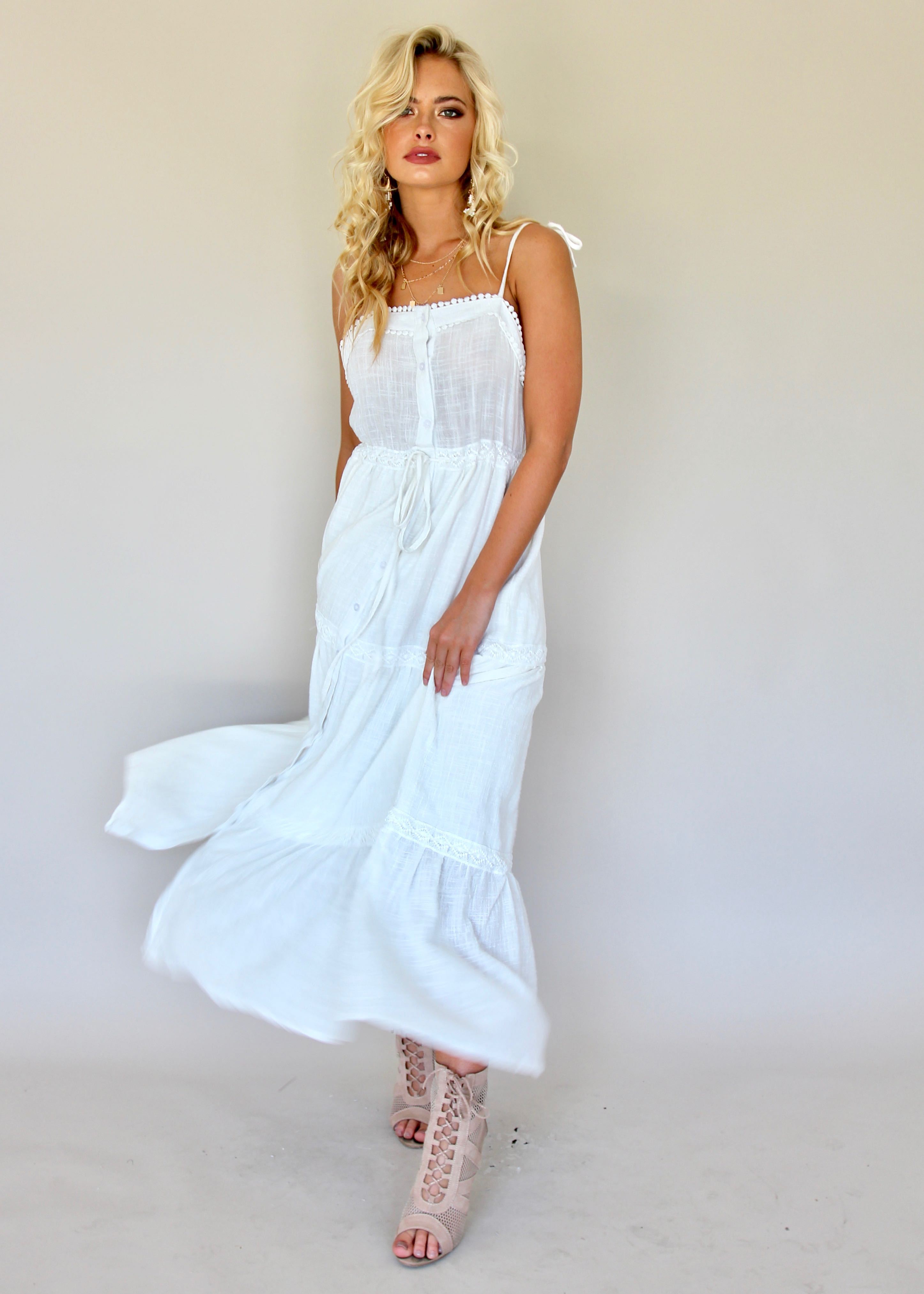 Kyoto Maxi Dress - White