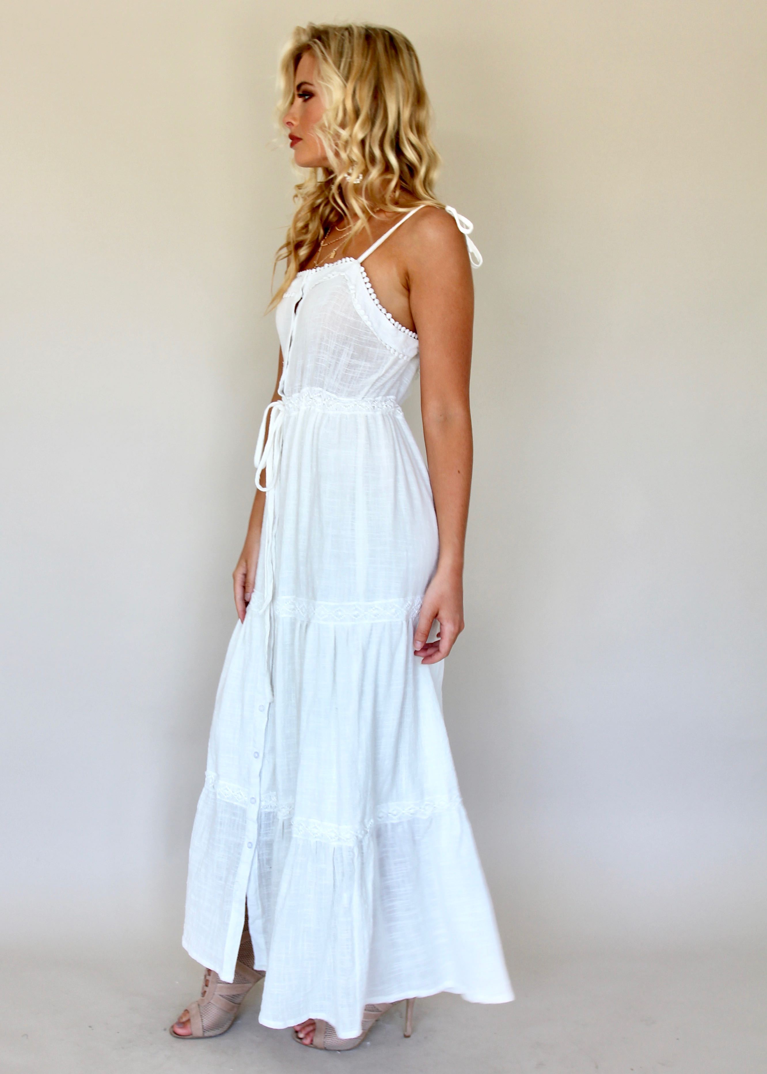 Kyoto Maxi Dress - White