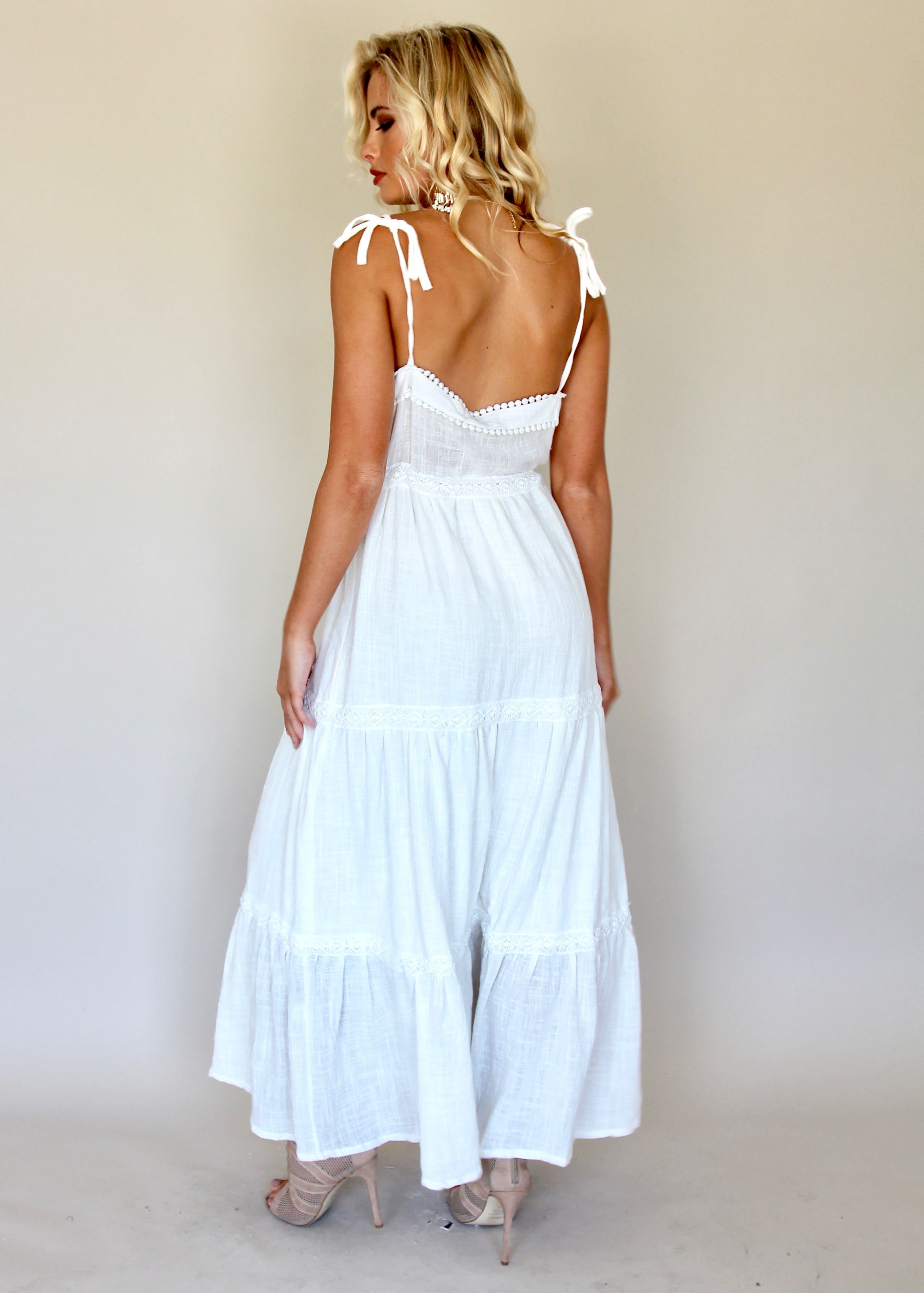 Kyoto Maxi Dress - White