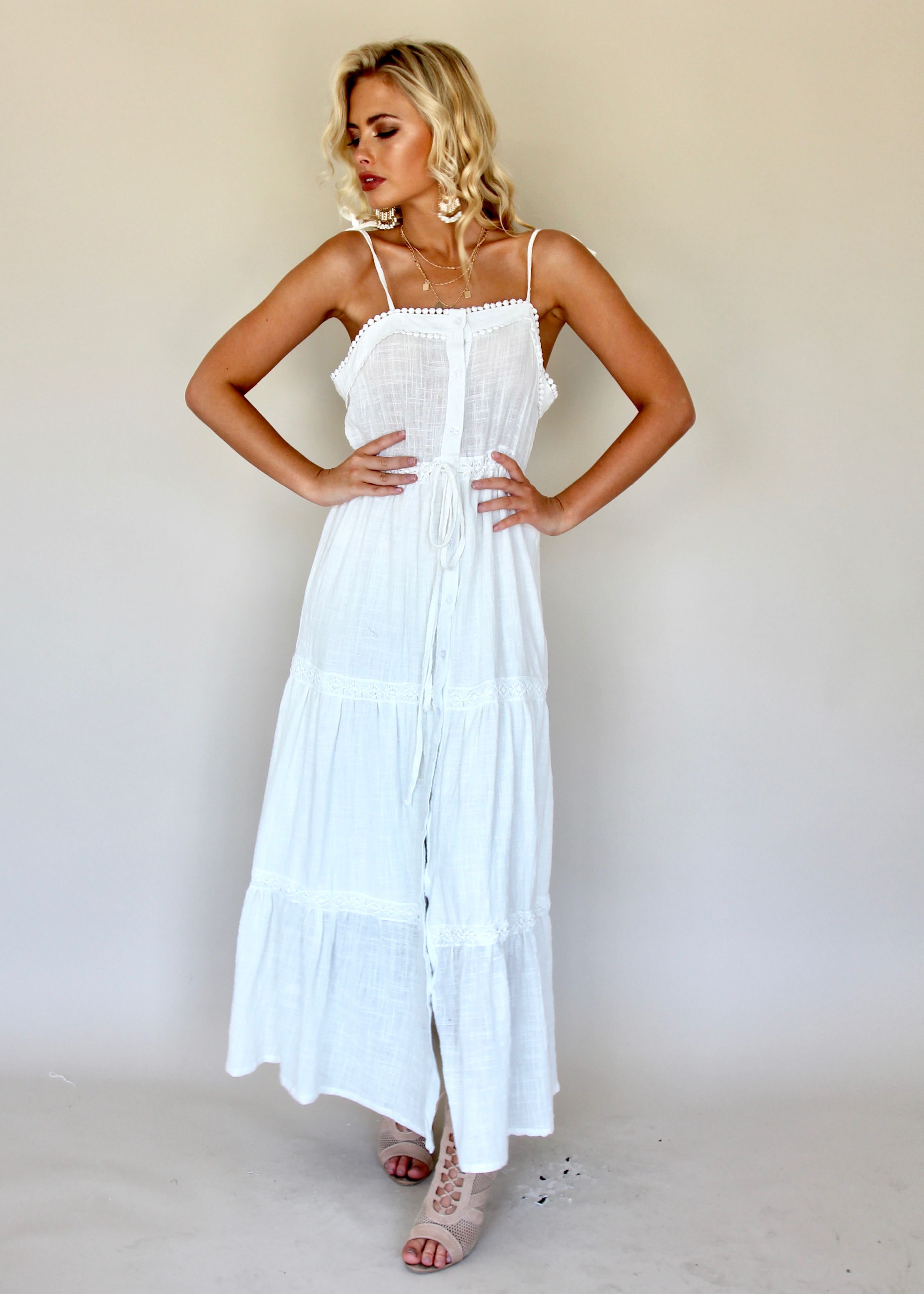 Kyoto Maxi Dress - White