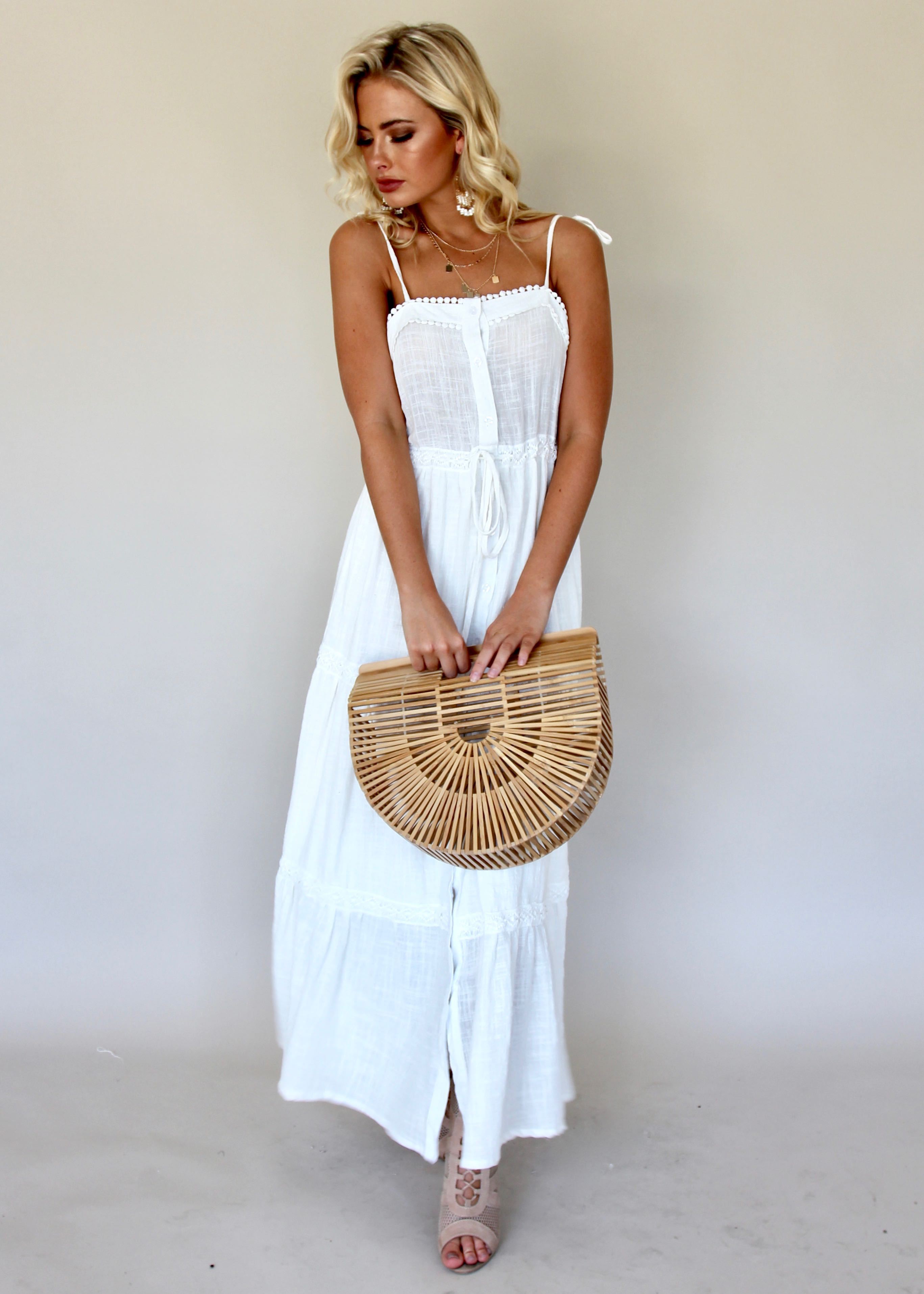 Kyoto Maxi Dress - White