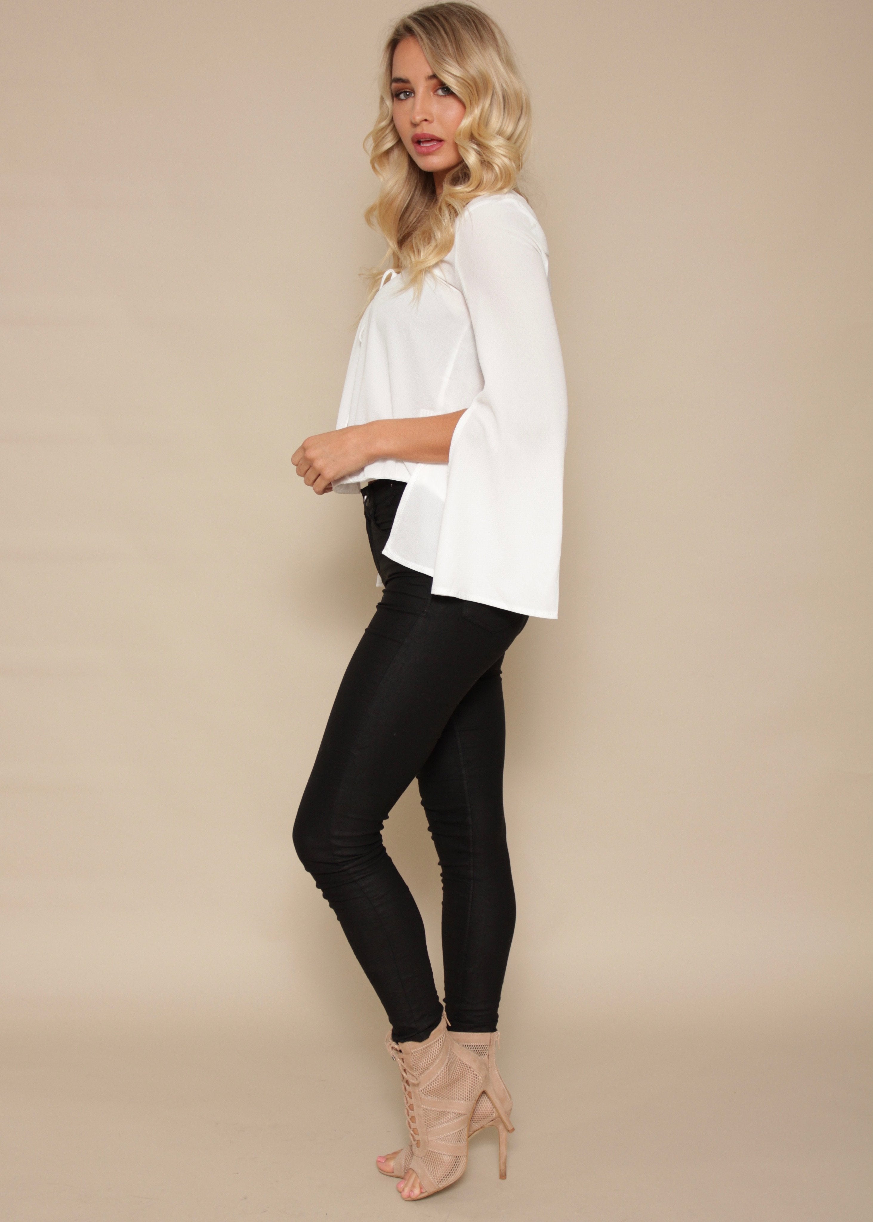 A New Day Blouse - Ivory