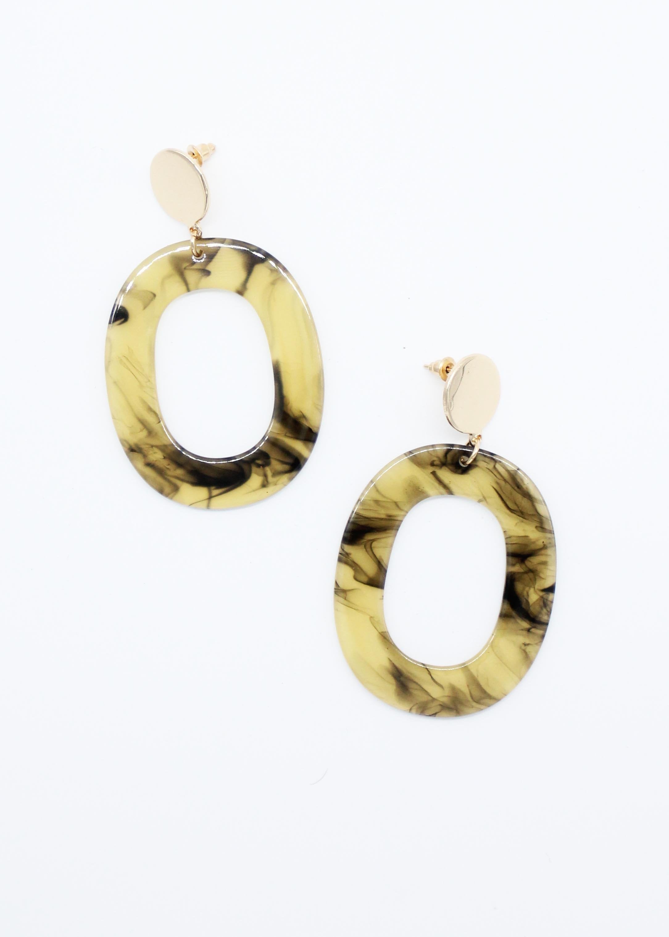 Copy of Acler Earrings - Vanilla Tort