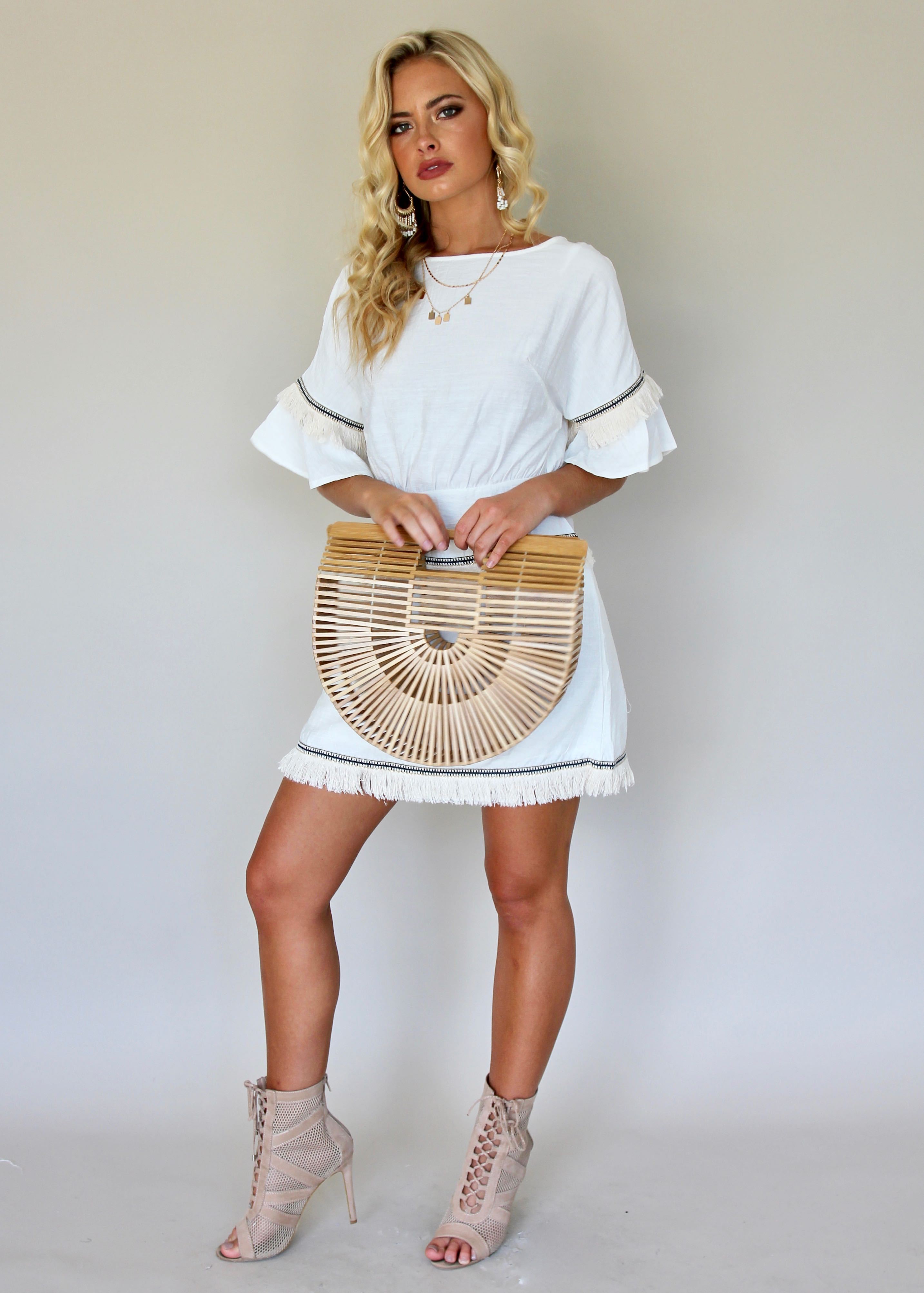 Up Till Dawn Dress - White