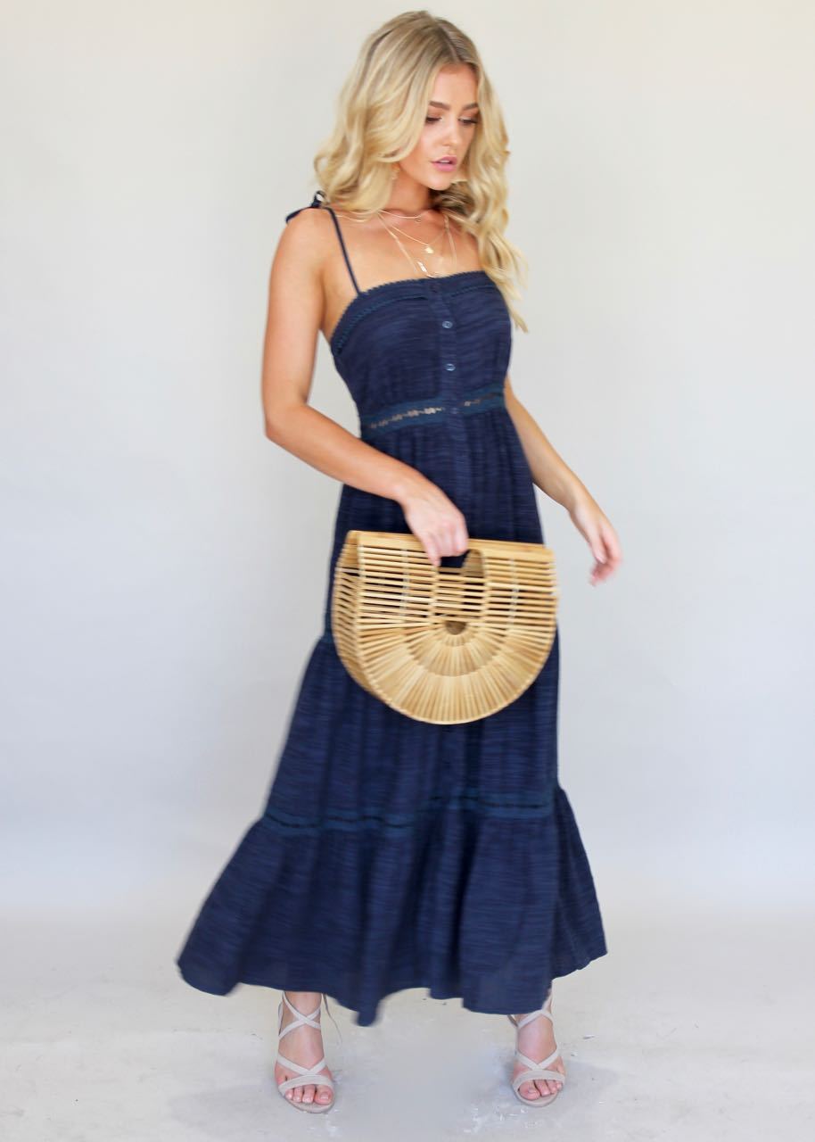 New History Maxi Dress - Navy