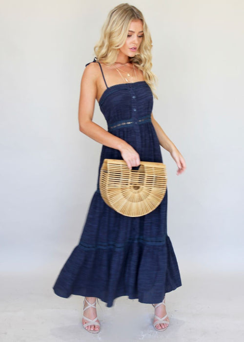 New History Maxi Dress - Navy