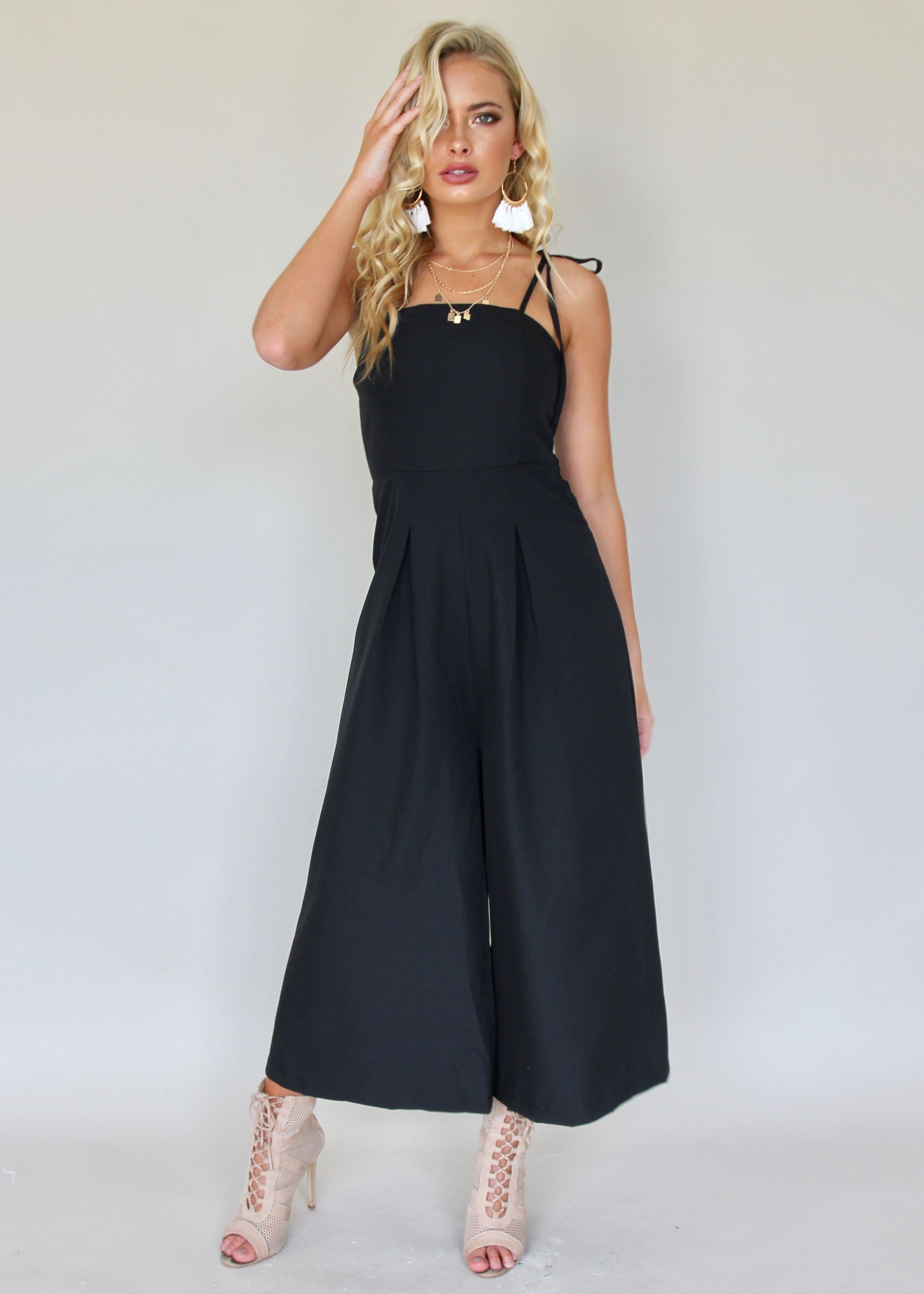 Better In Time Pantsuit - Black