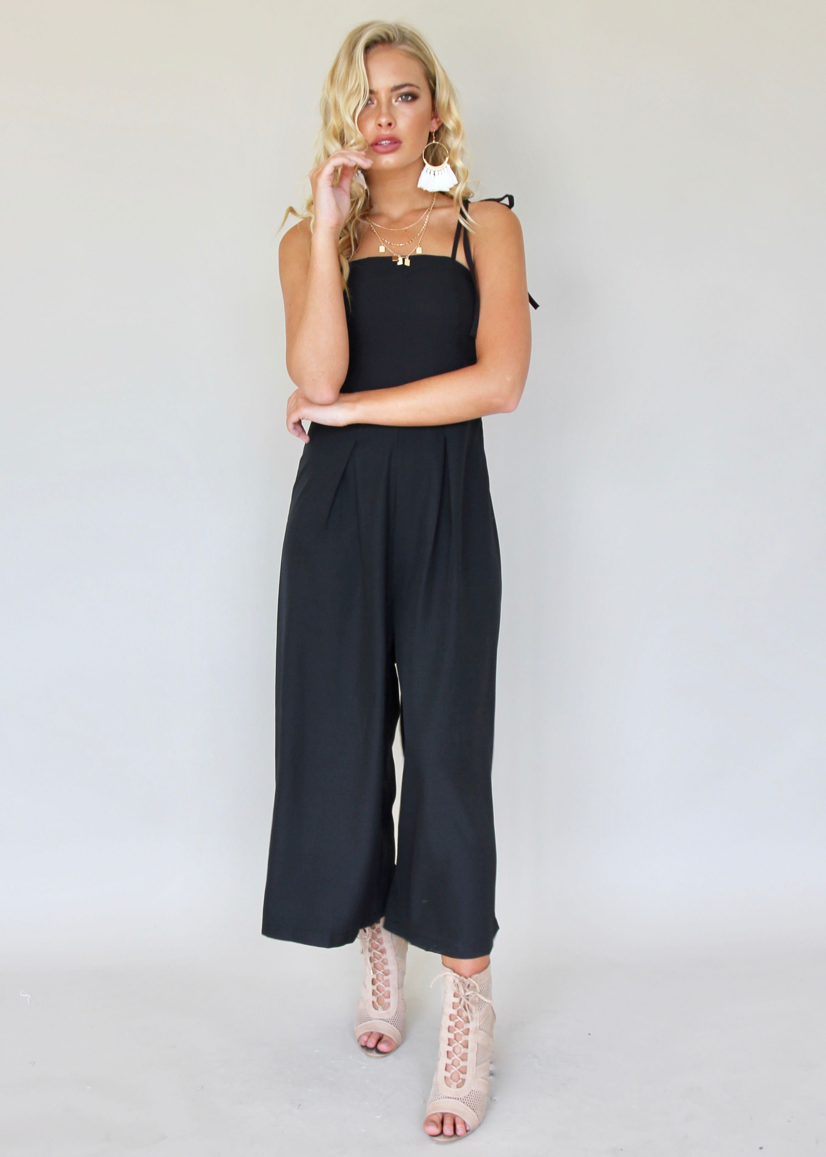 Better In Time Pantsuit - Black