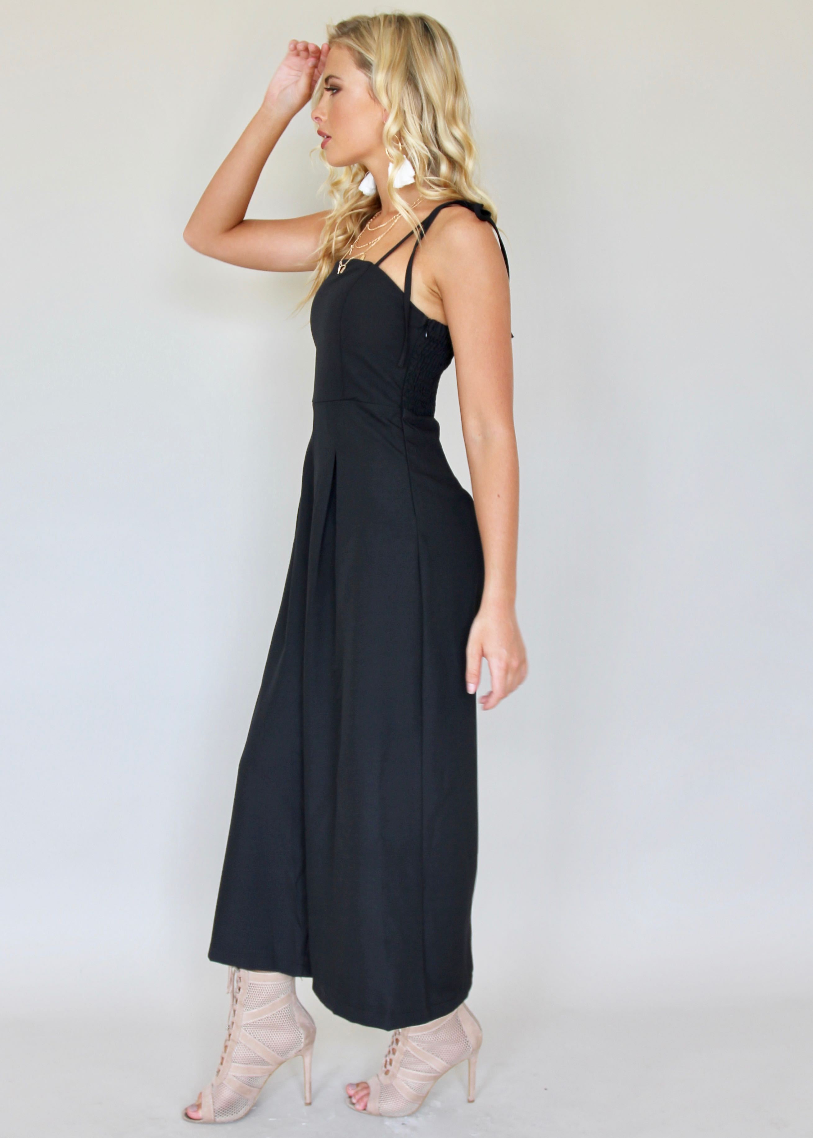 Better In Time Pantsuit - Black
