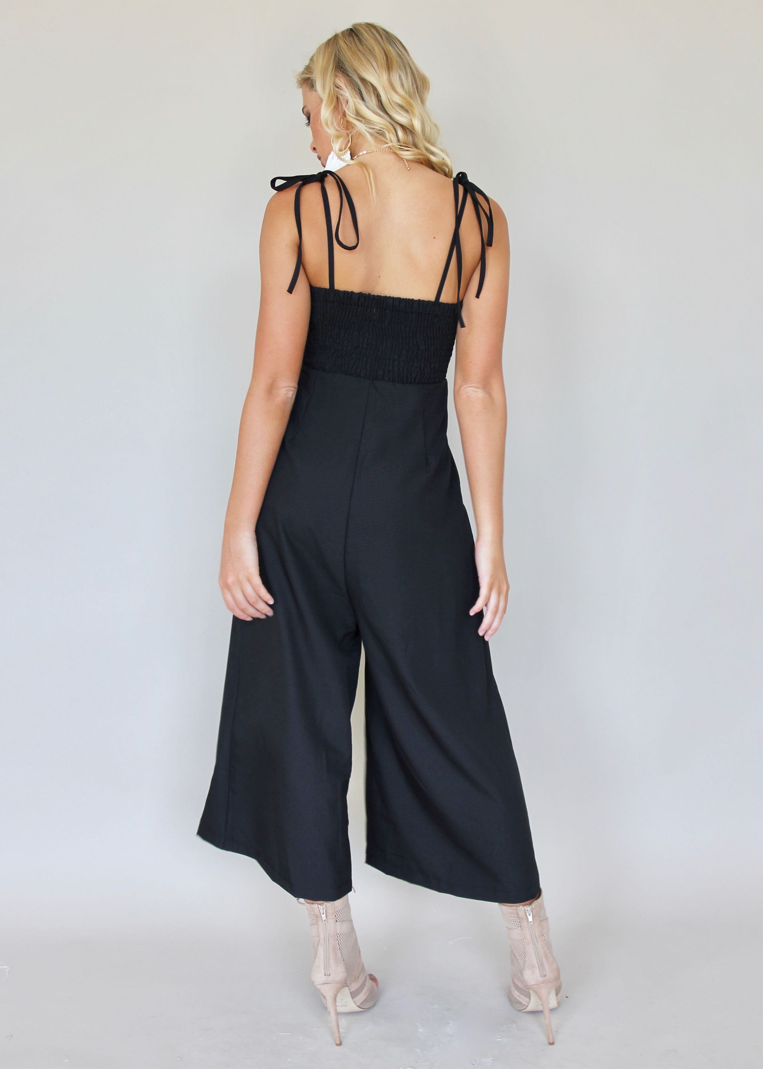 Better In Time Pantsuit - Black