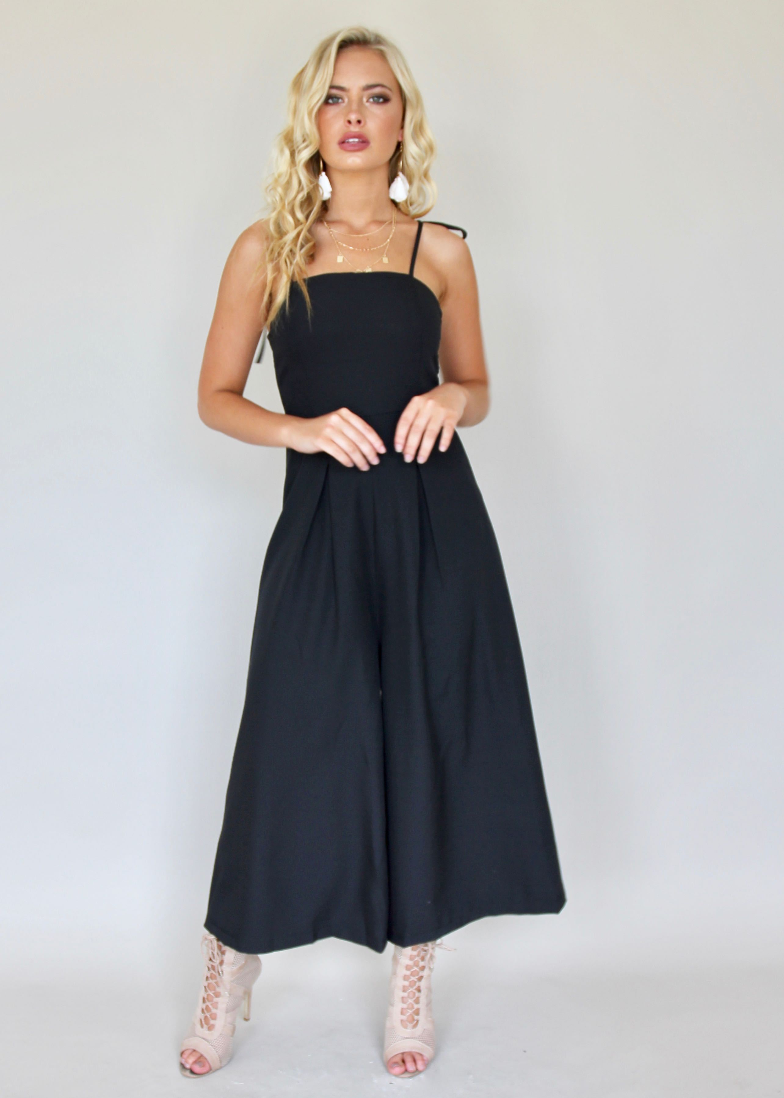 Better In Time Pantsuit - Black