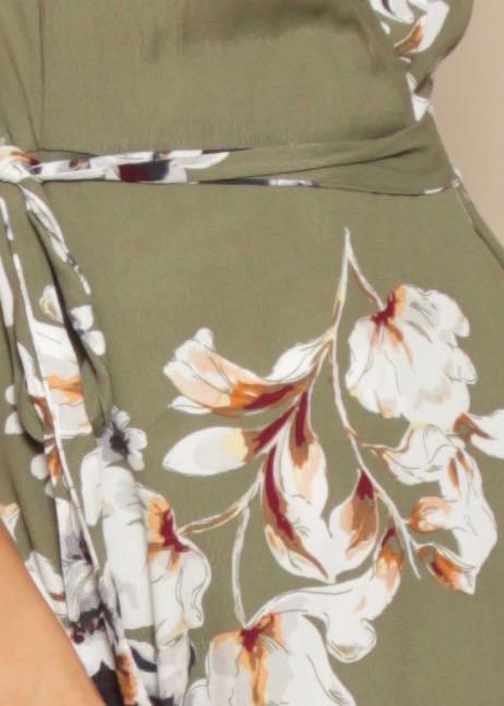 New Beginning Swing Dress - Khaki
