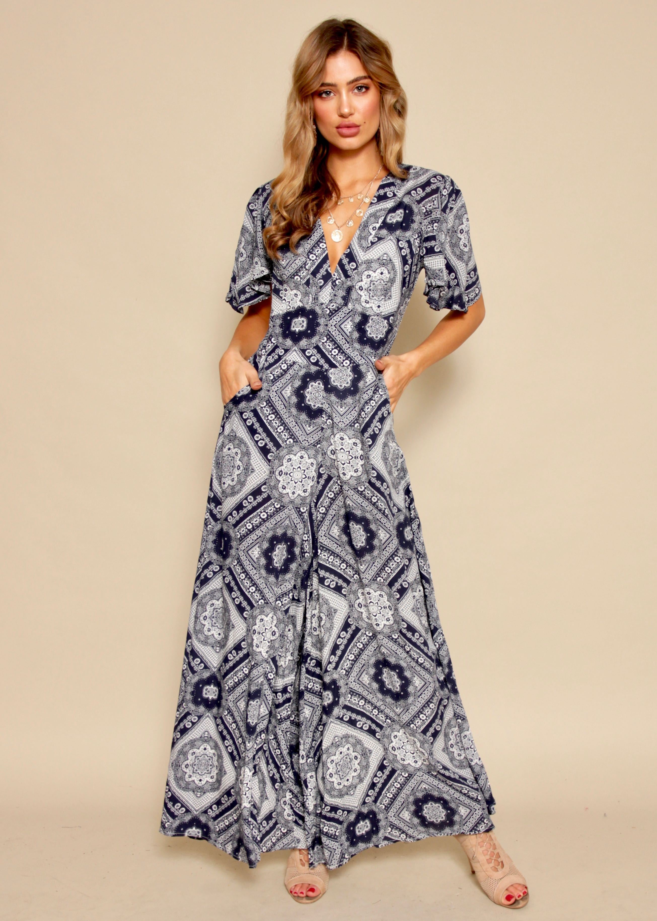 Sun Scent Jumpsuit - Navy