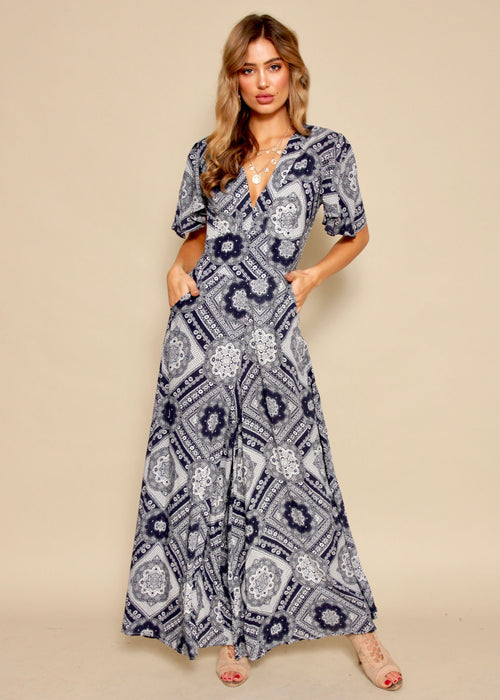 Sun Scent Jumpsuit - Navy