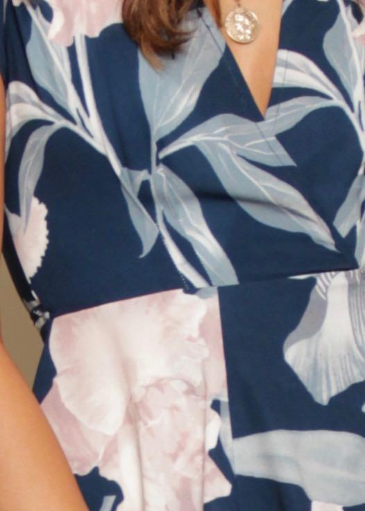 Dream Girl Wrap Dress - Lapis
