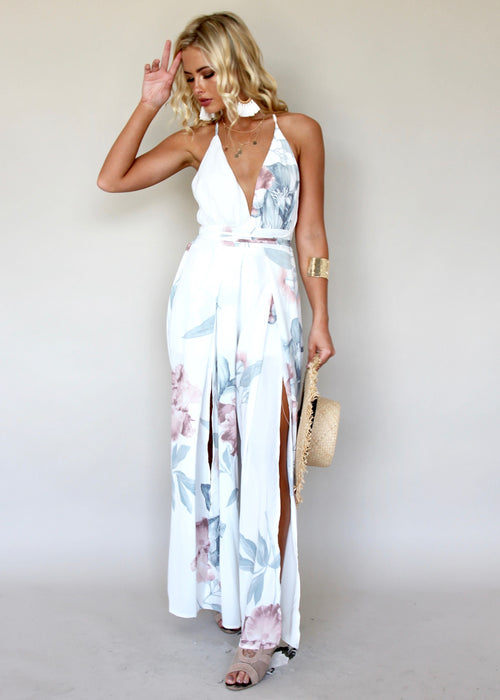 Lost In The Sun Pantsuit - Coastal