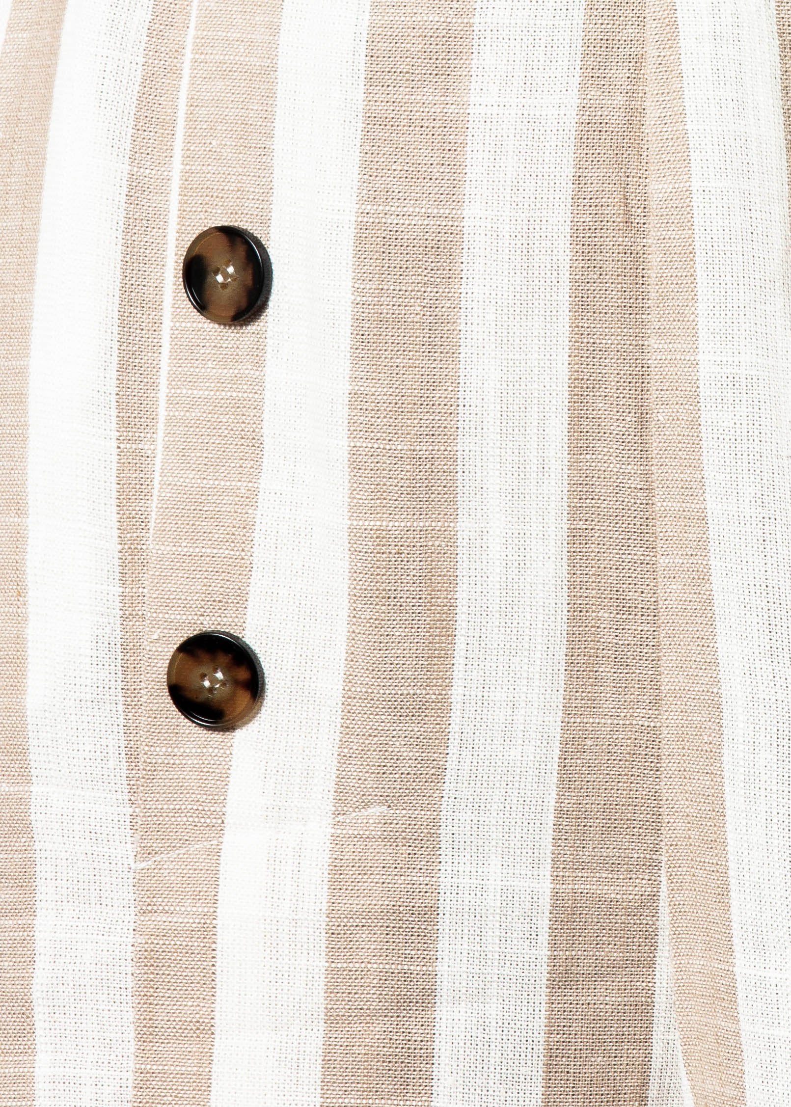 Avery Pantsuit w/ Belt - Mocha Stripe