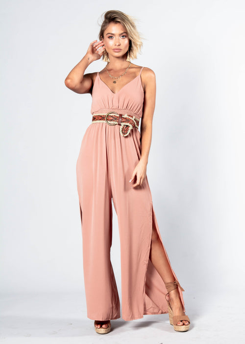 Escaping Fate Pantsuit - Terracotta
