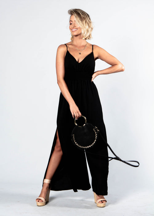 Escaping Fate Pantsuit - Black
