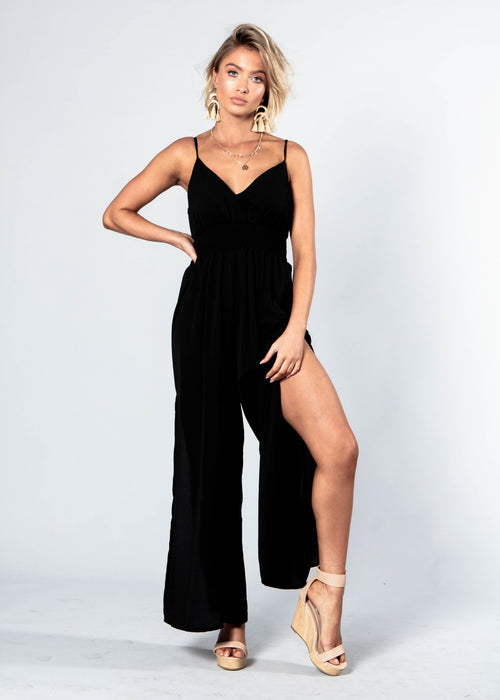 Escaping Fate Pantsuit - Black