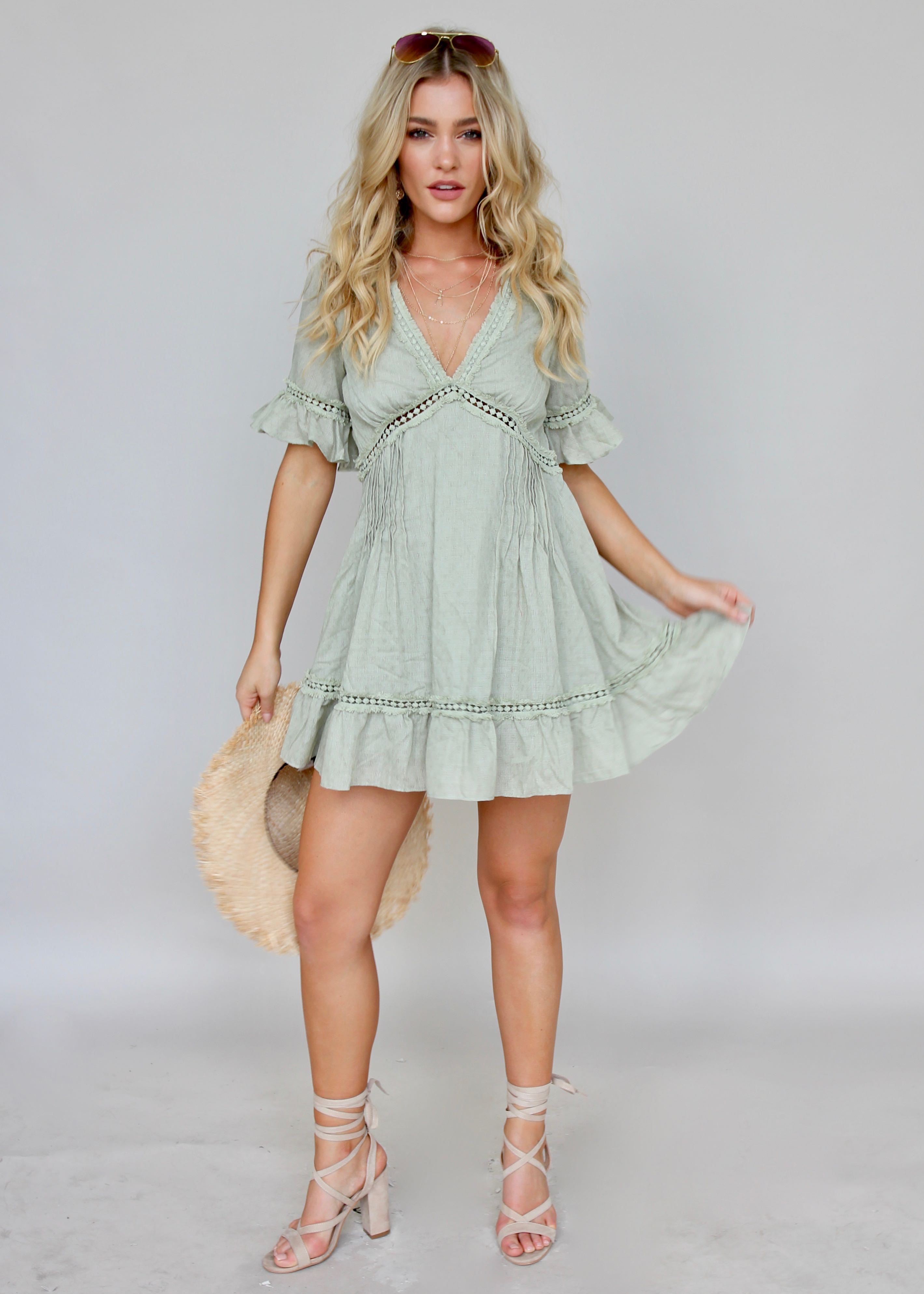 Jordan Swing Dress - Olive