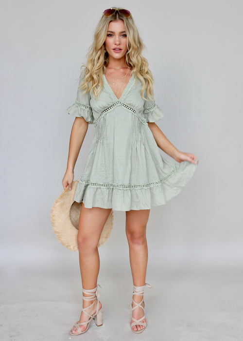 Jordan Swing Dress - Olive