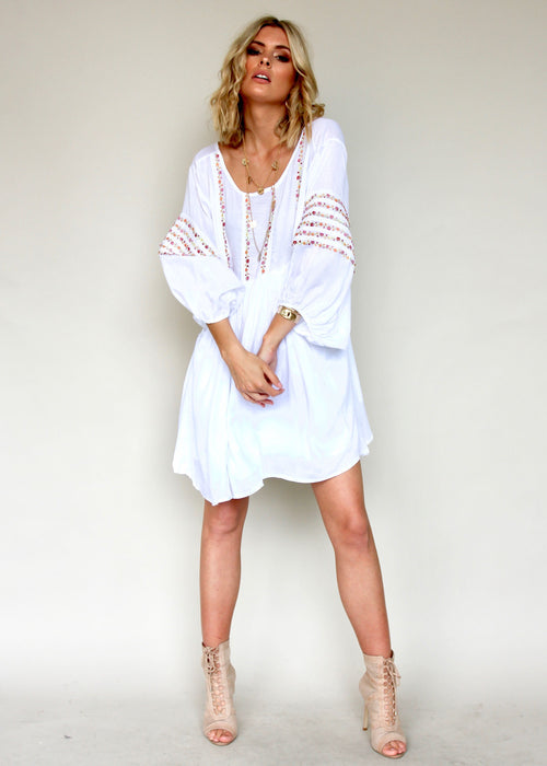 Long Island Dress - White