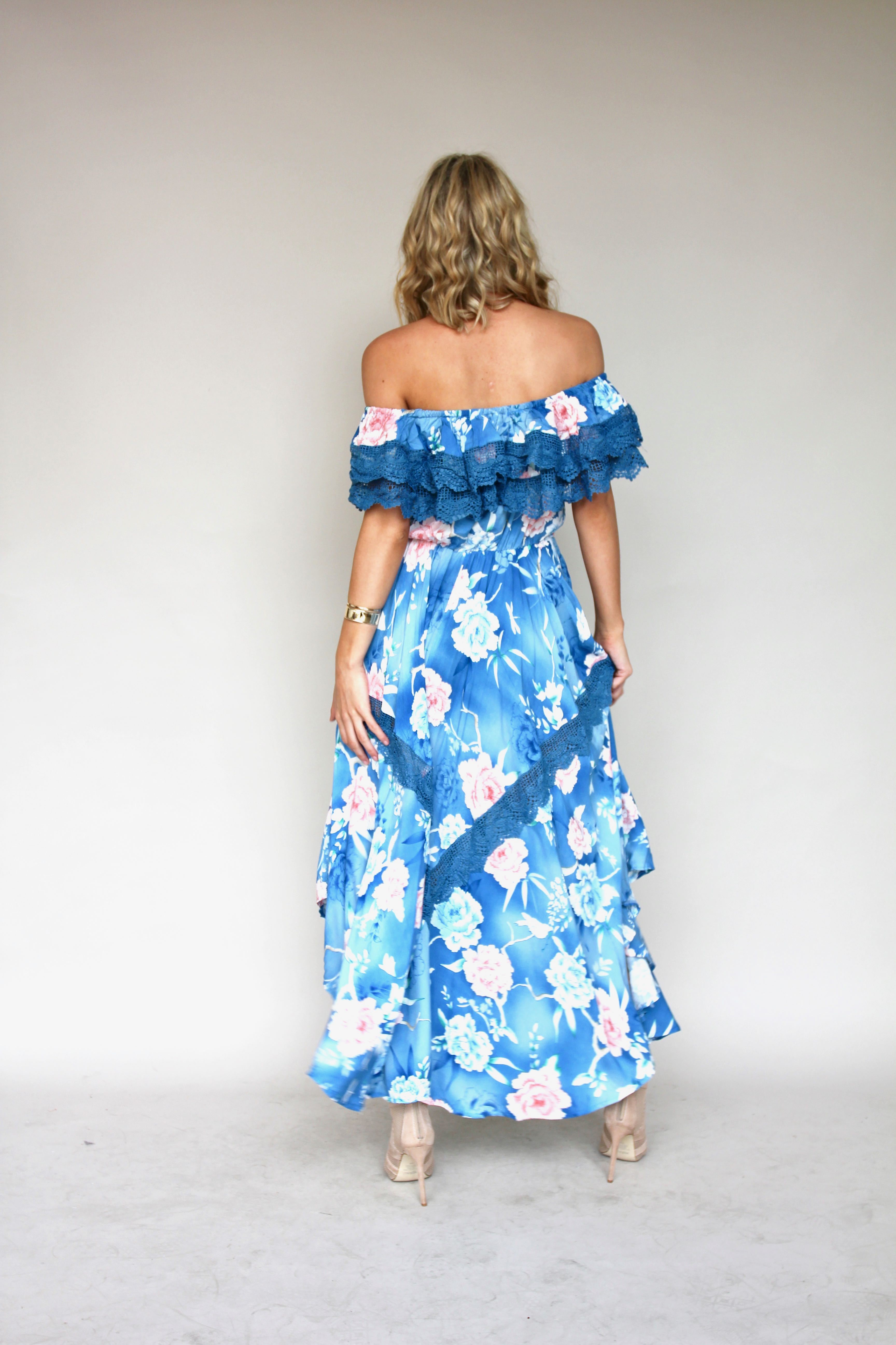 Positano Off Shoulder Maxi - Ana Santorina
