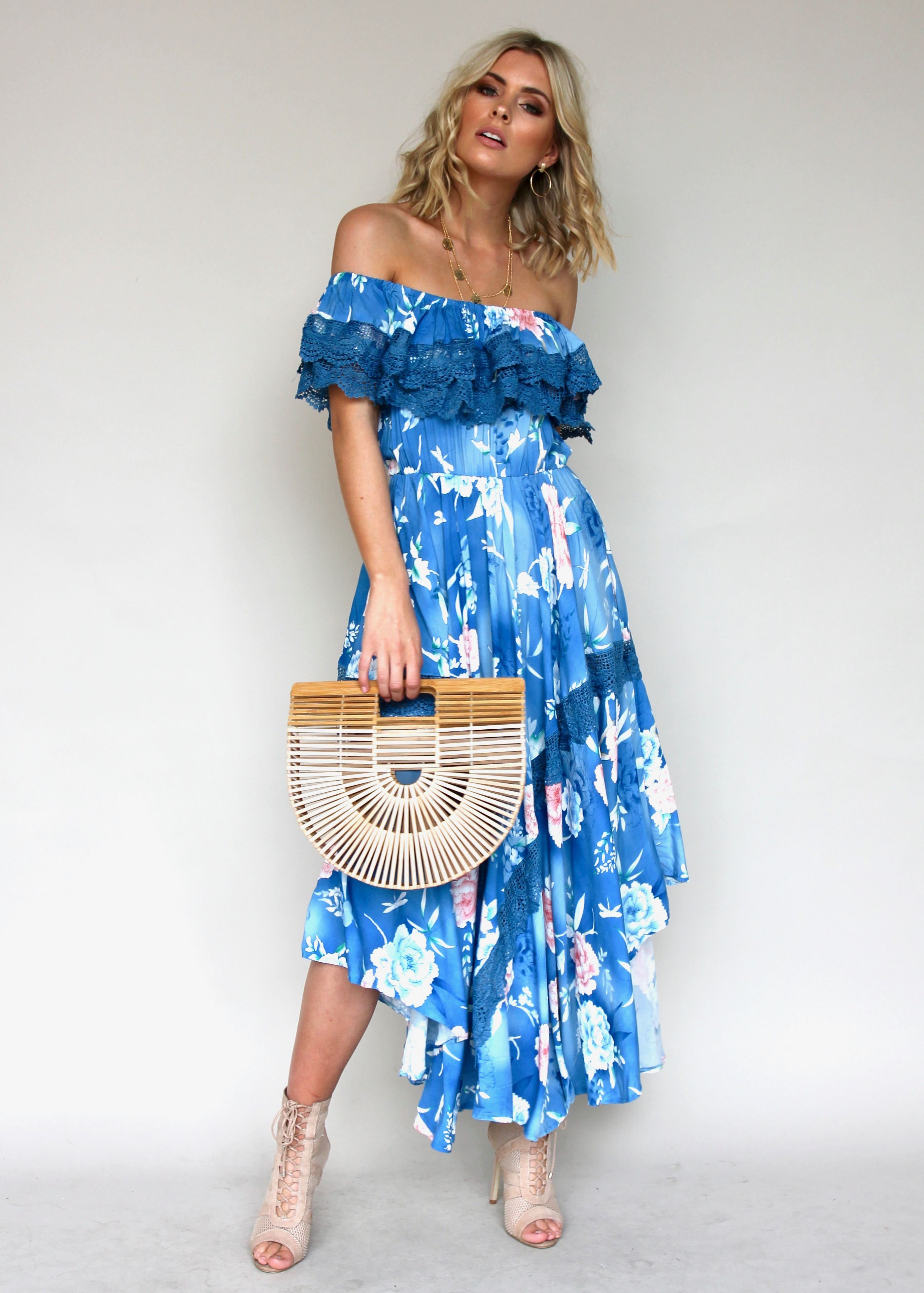 Positano Off Shoulder Maxi - Ana Santorina