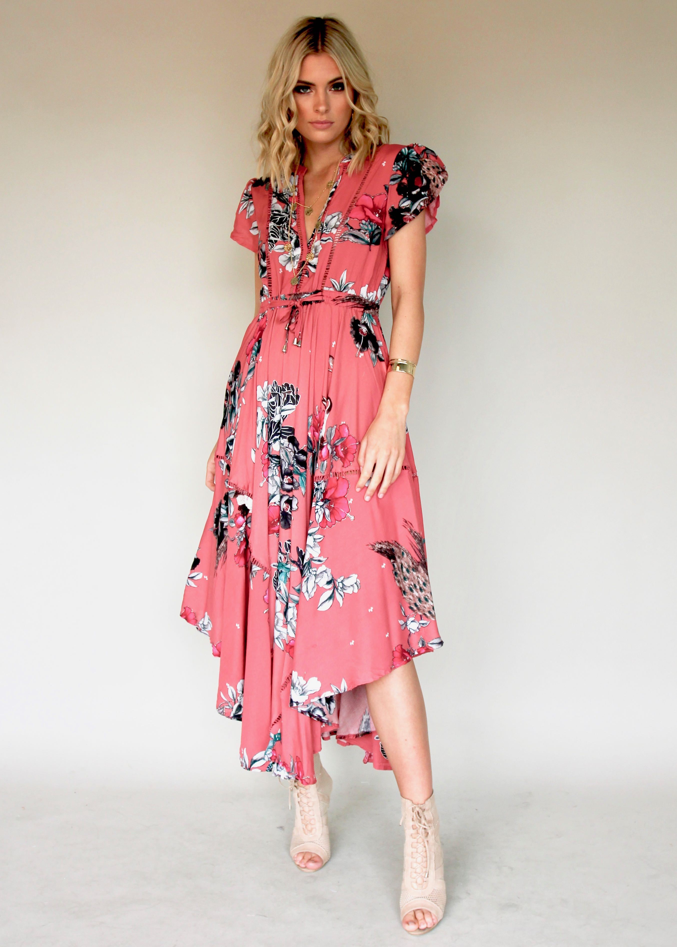 Asher Maxi Dress - Rose Dreams