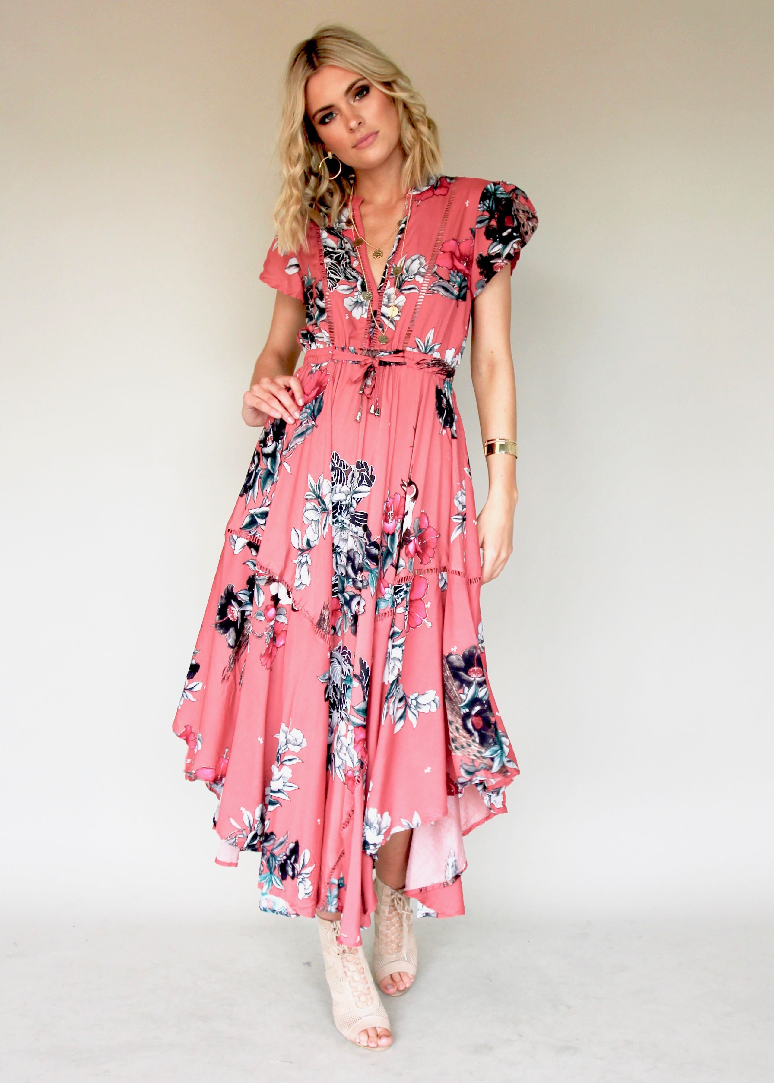 Asher Maxi Dress - Rose Dreams