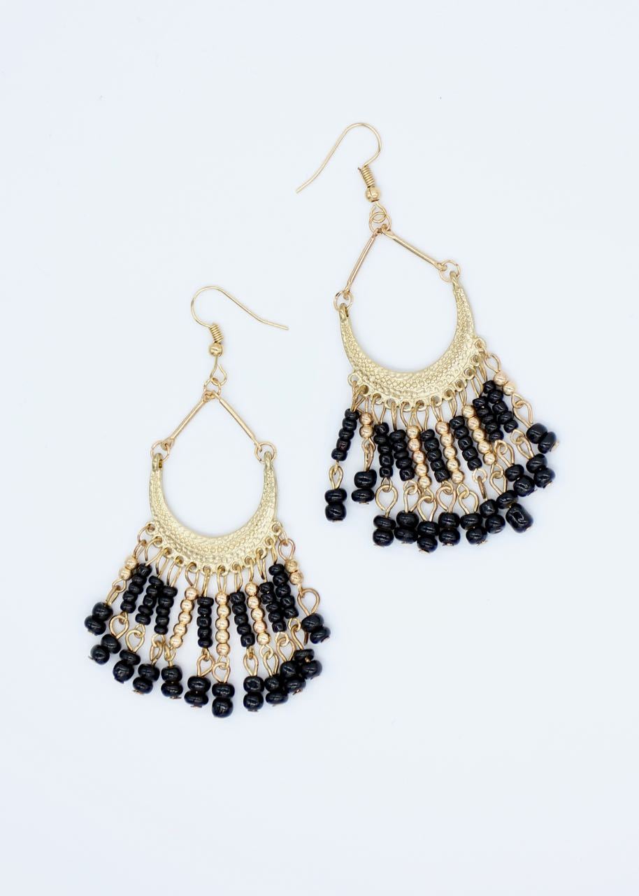 Peru Earrings - Black
