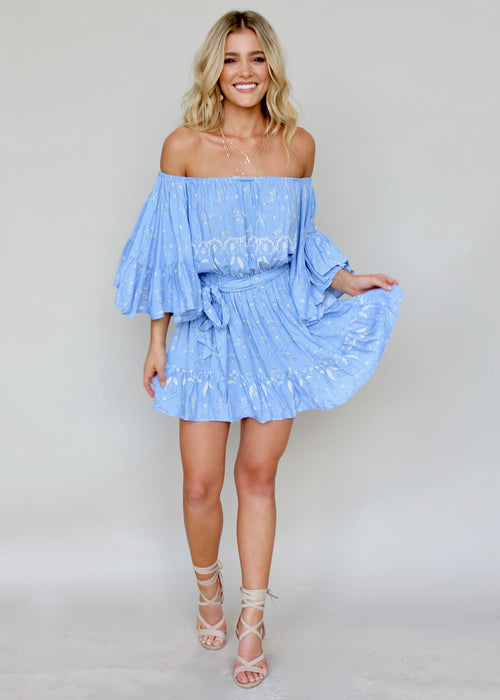 Jasmine Mini Dress - Delphinian