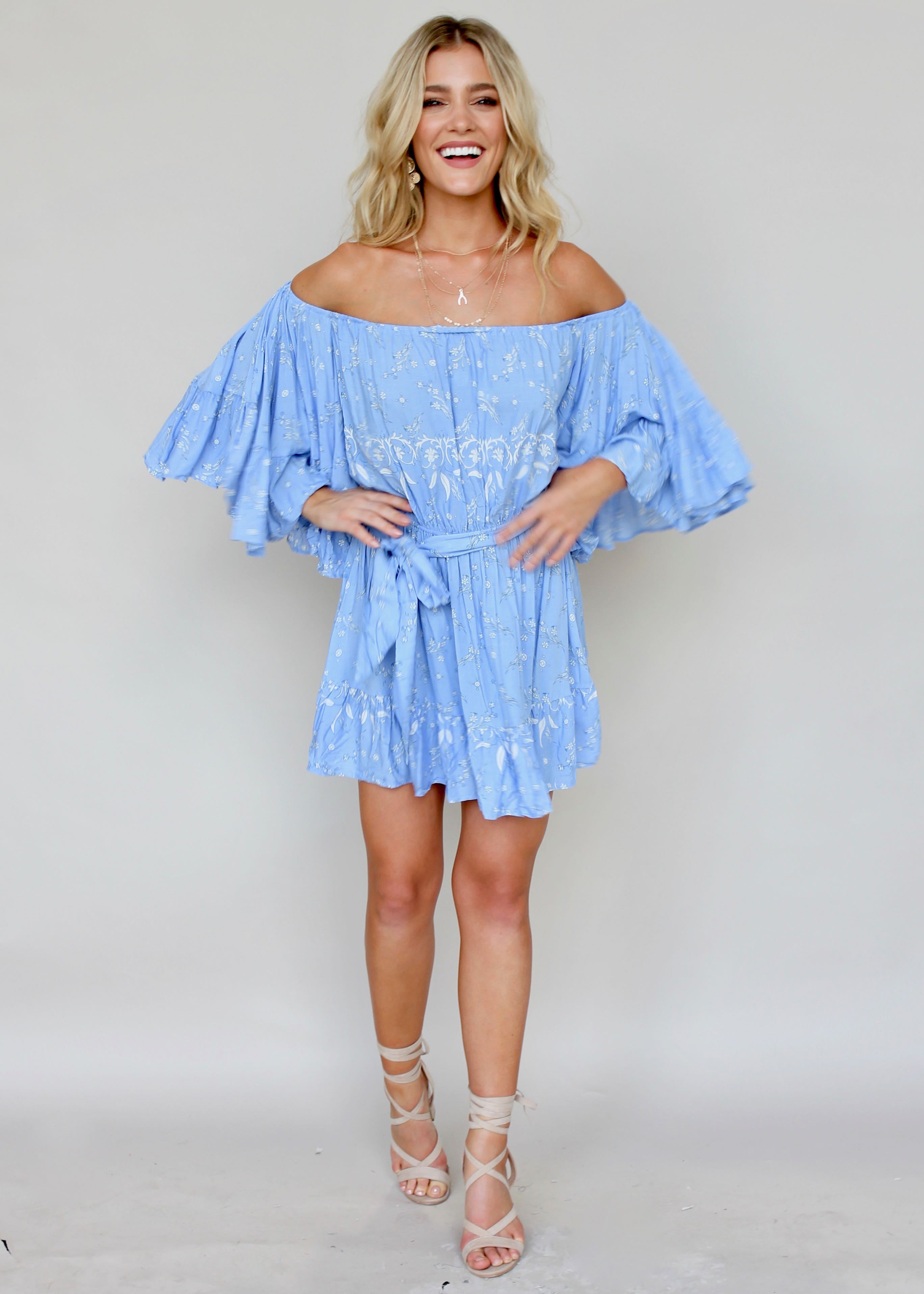 Jasmine Mini Dress - Delphinian