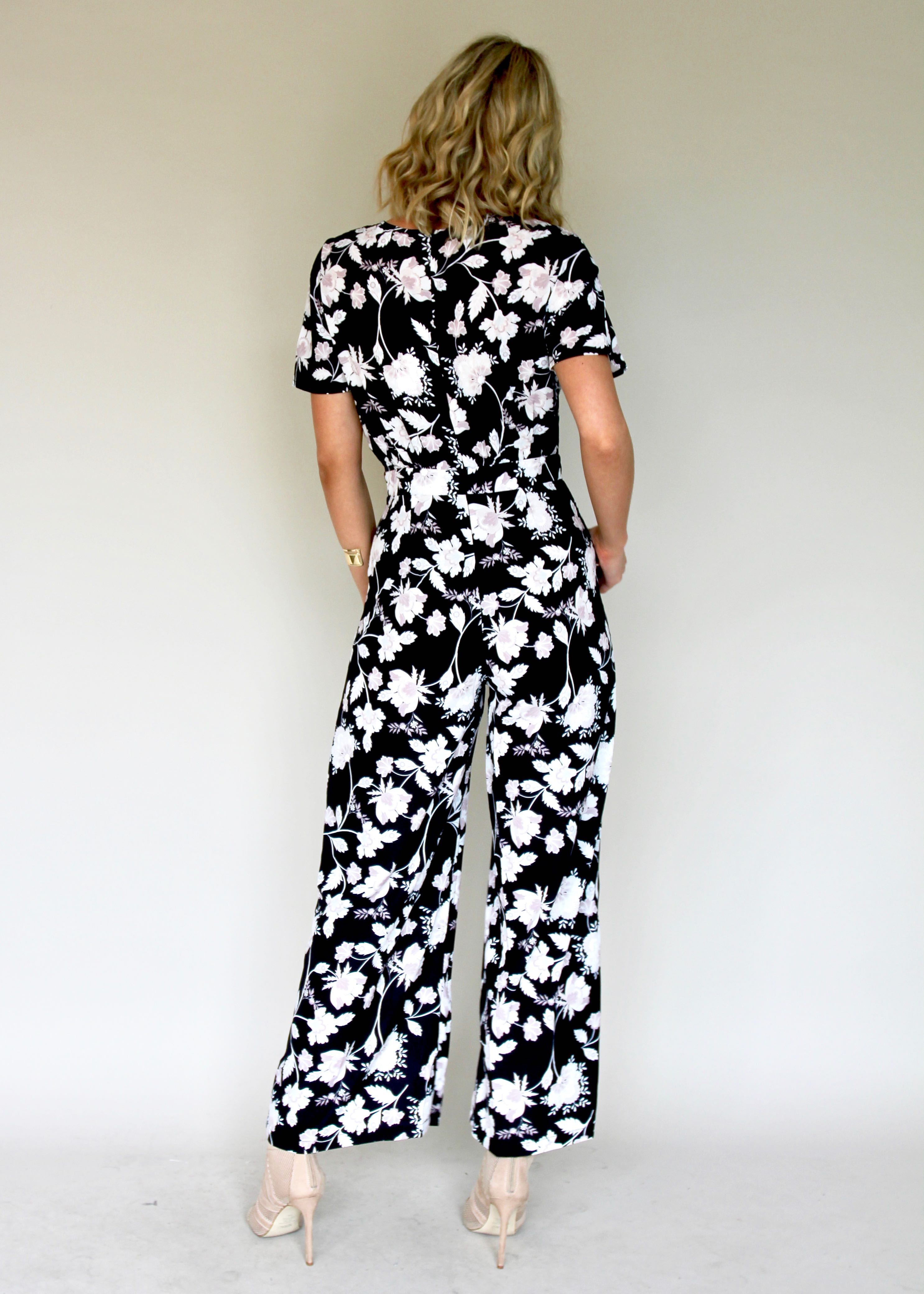 Vintage Dreams Pantsuit - Gypsy Black