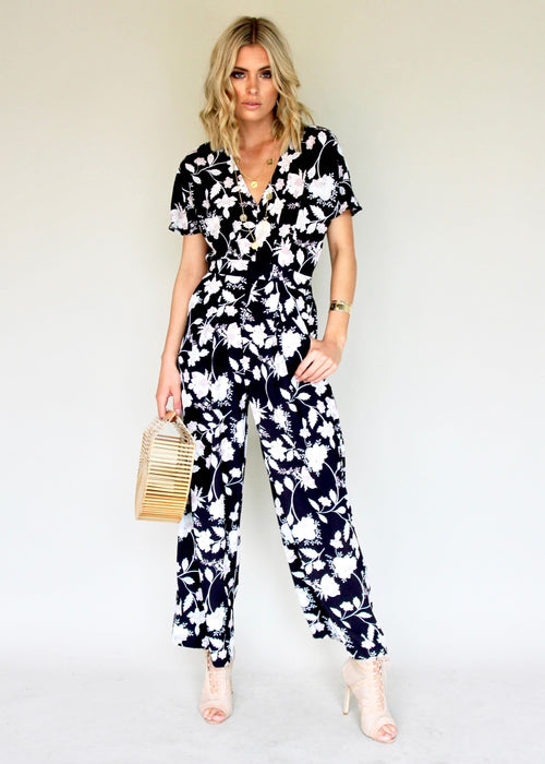 Vintage Dreams Pantsuit - Gypsy Black