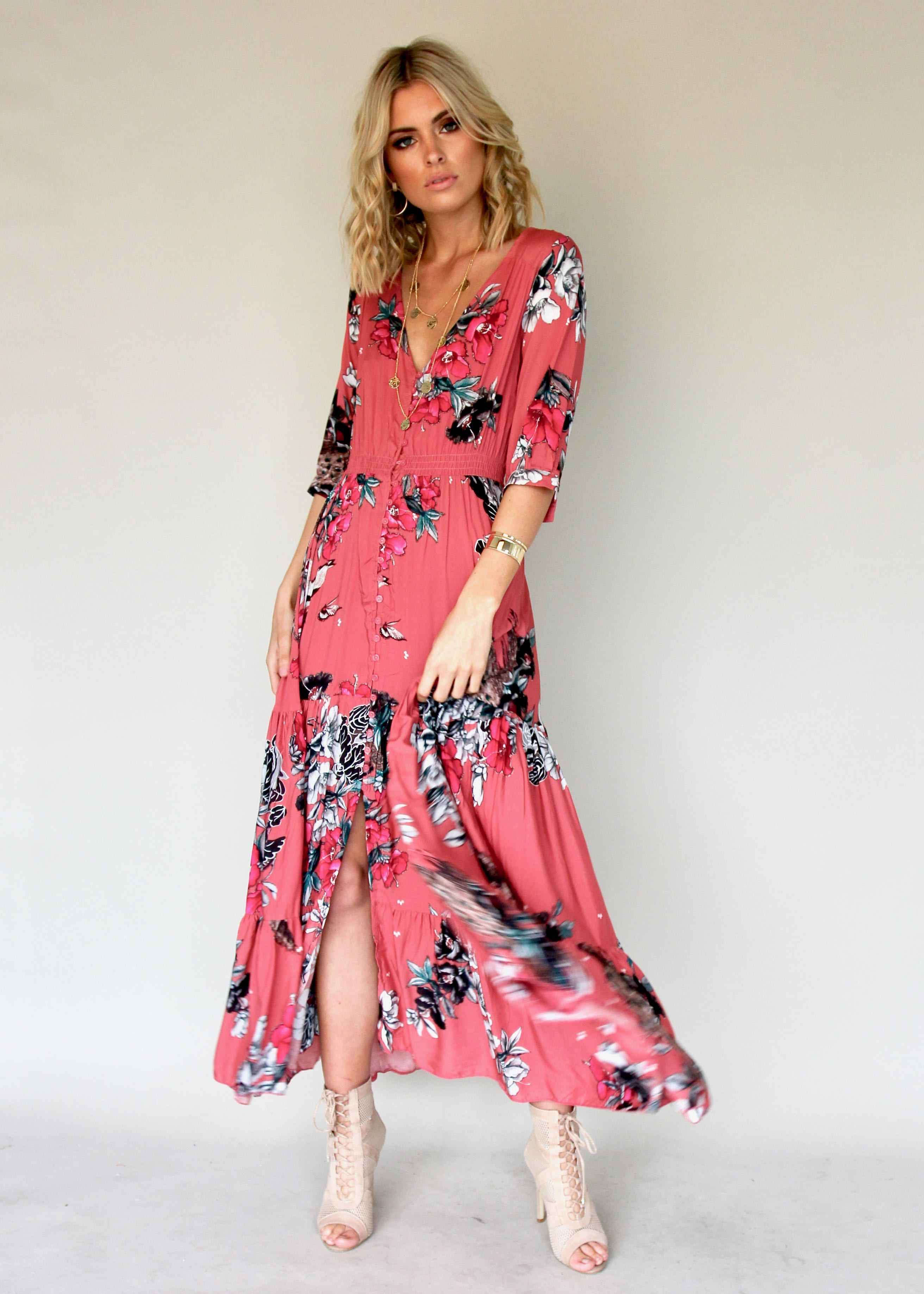 Harper Dress - Rose Dreams