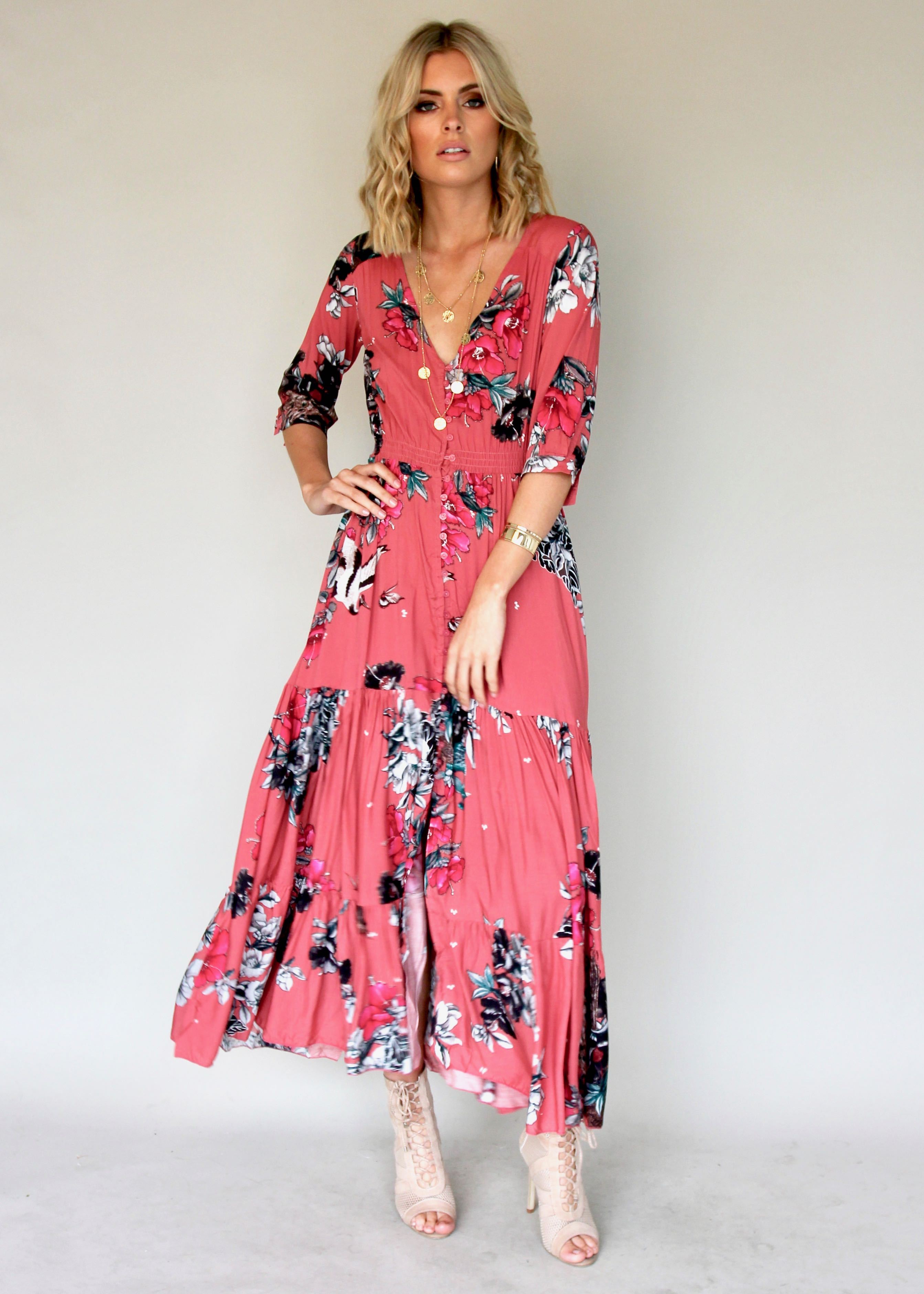 Harper Dress - Rose Dreams