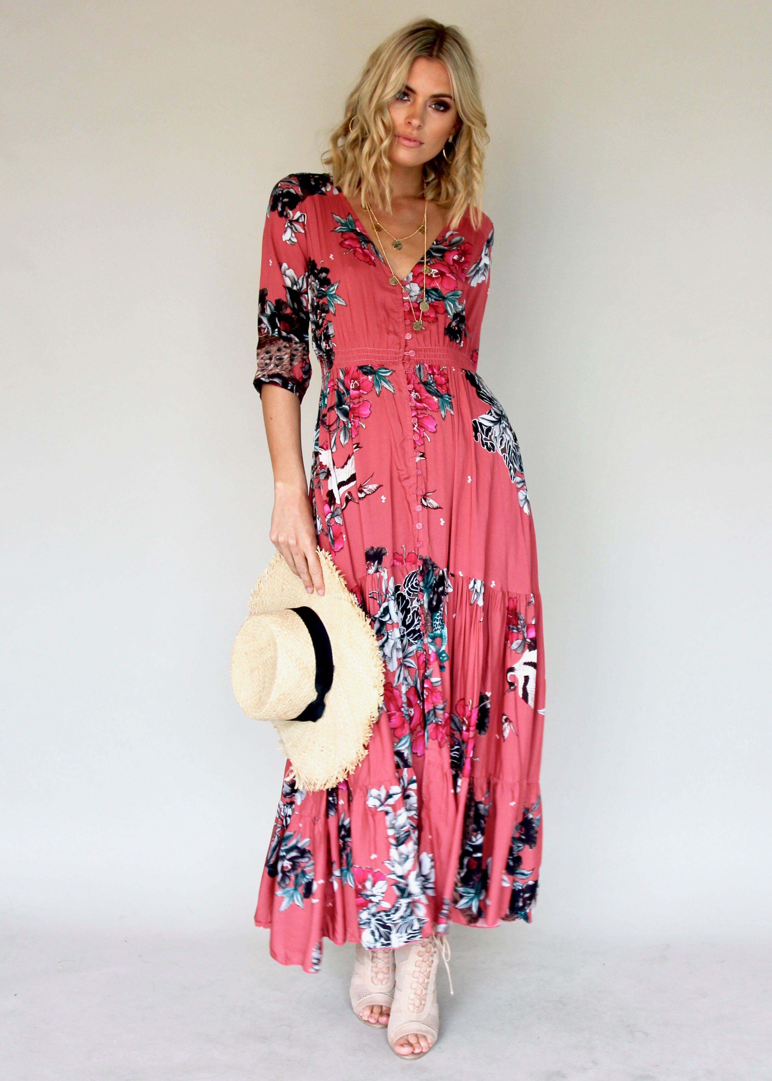 Harper Dress - Rose Dreams