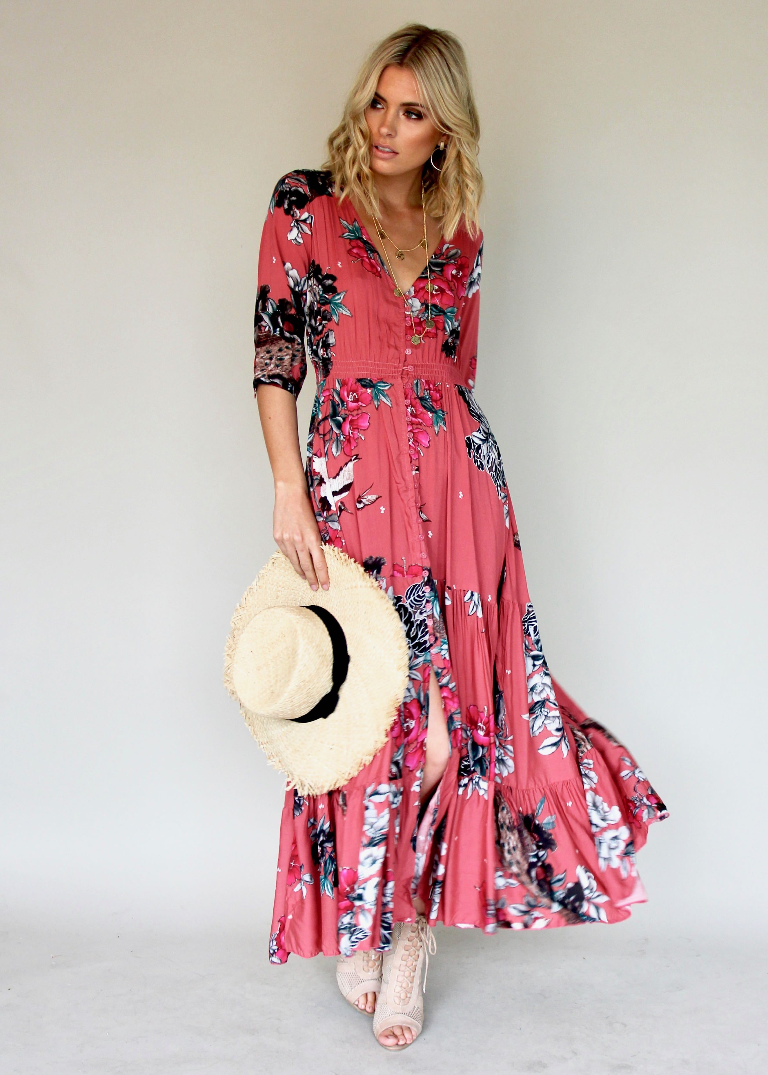 Harper Dress - Rose Dreams