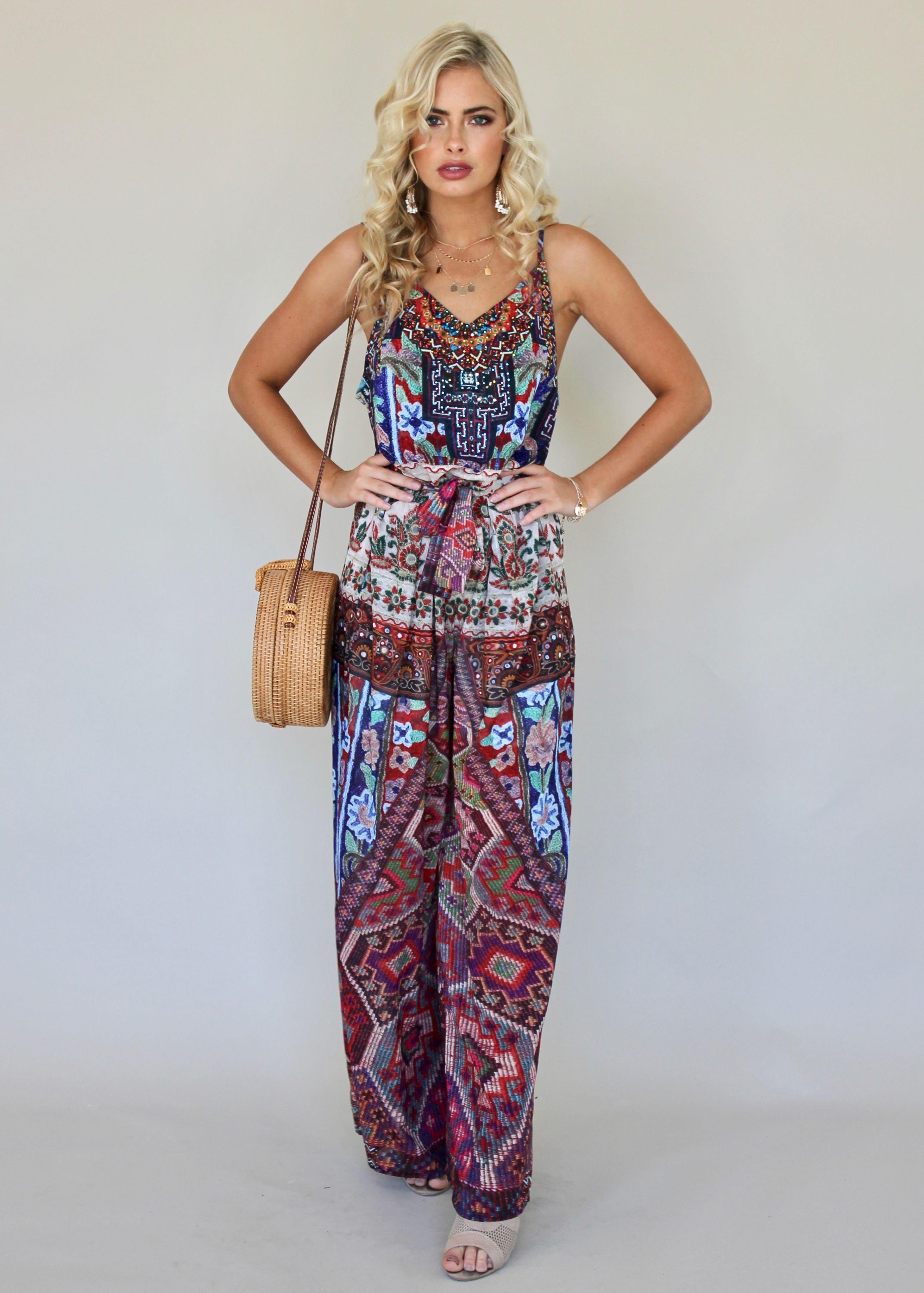 Double Up Pantsuit - Moroccan