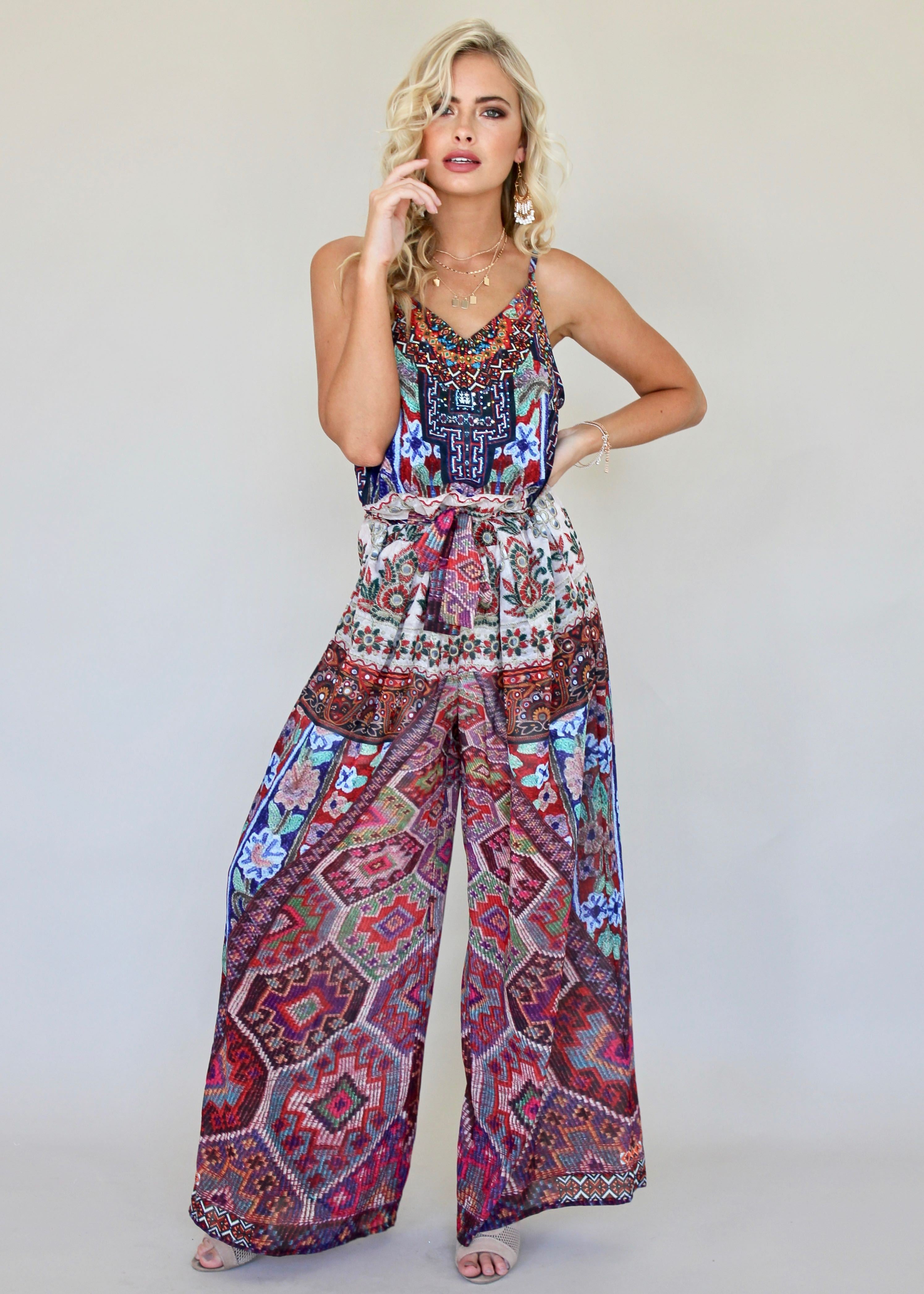 Double Up Pantsuit - Moroccan