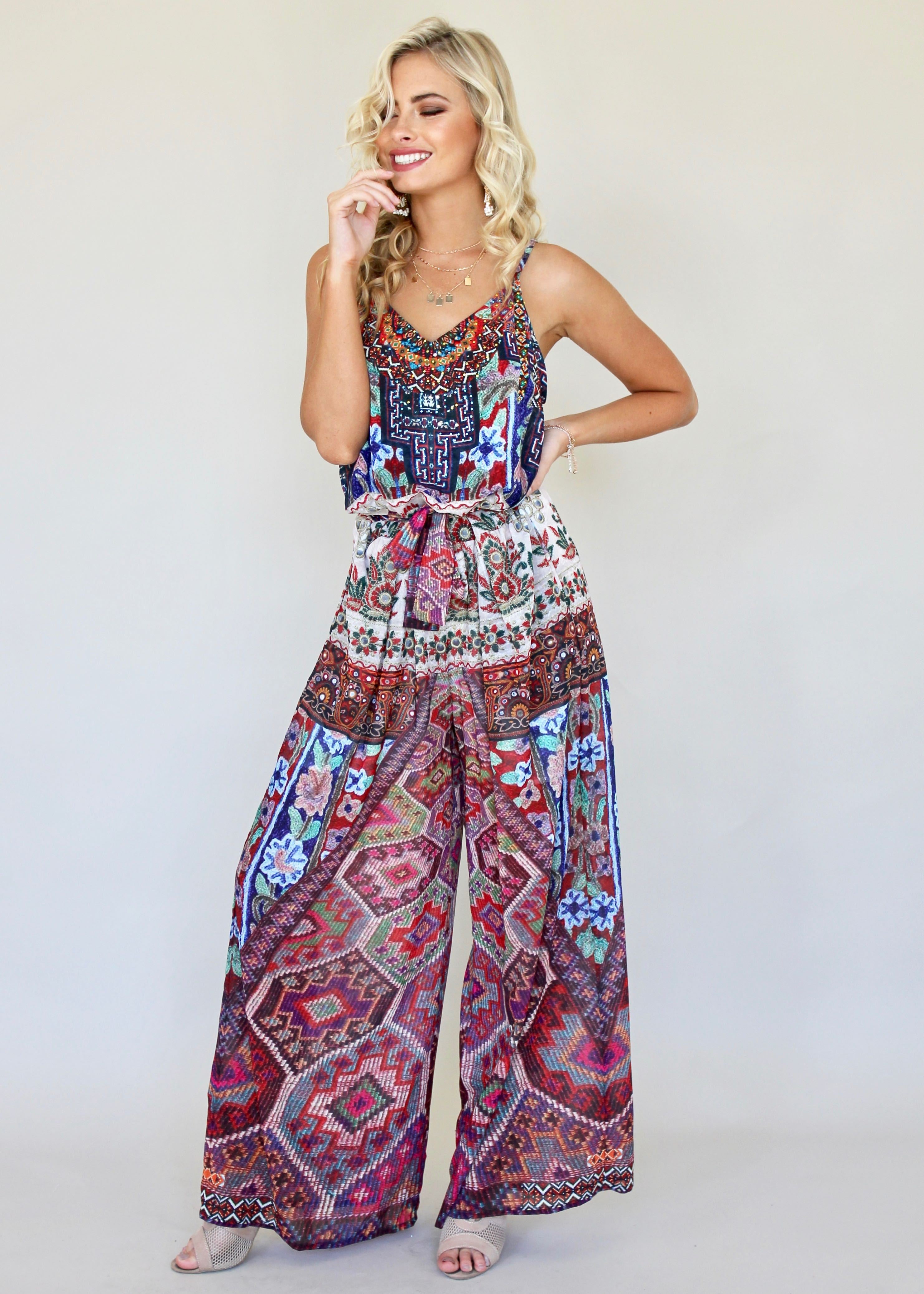 Double Up Pantsuit - Moroccan
