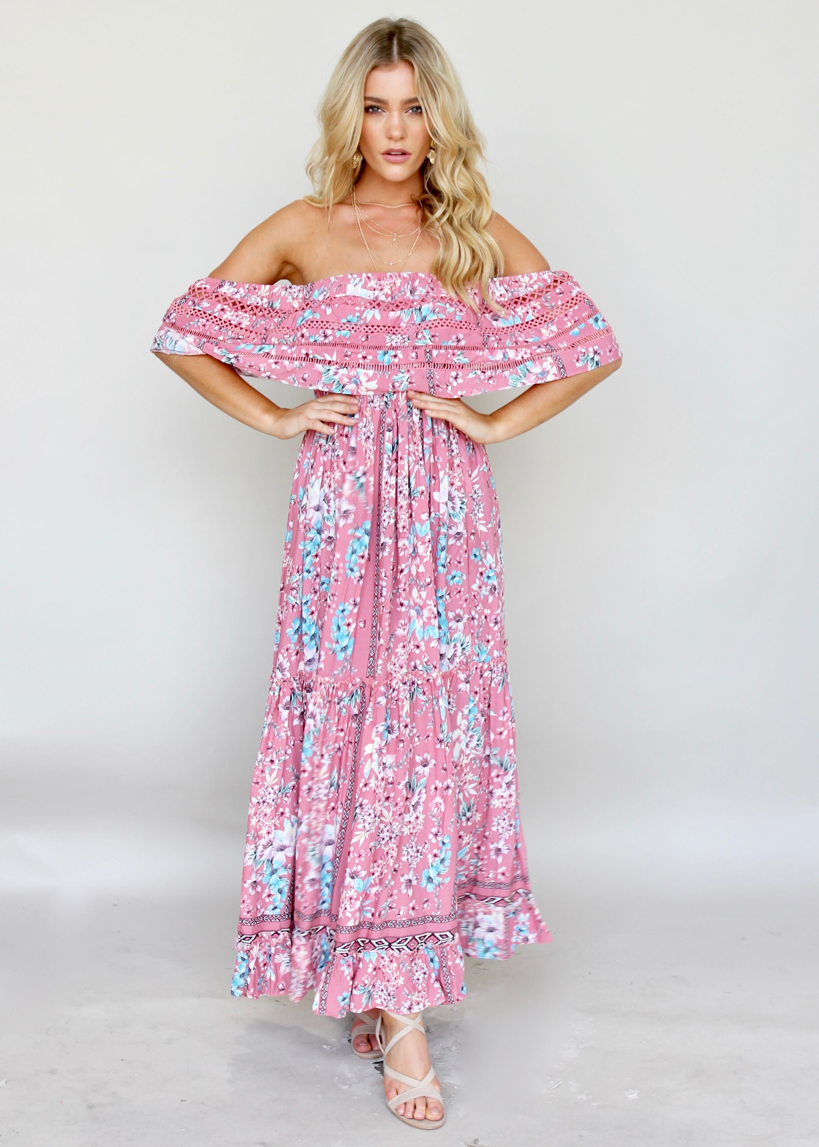 Karlie Off Shoulder Maxi - Solange